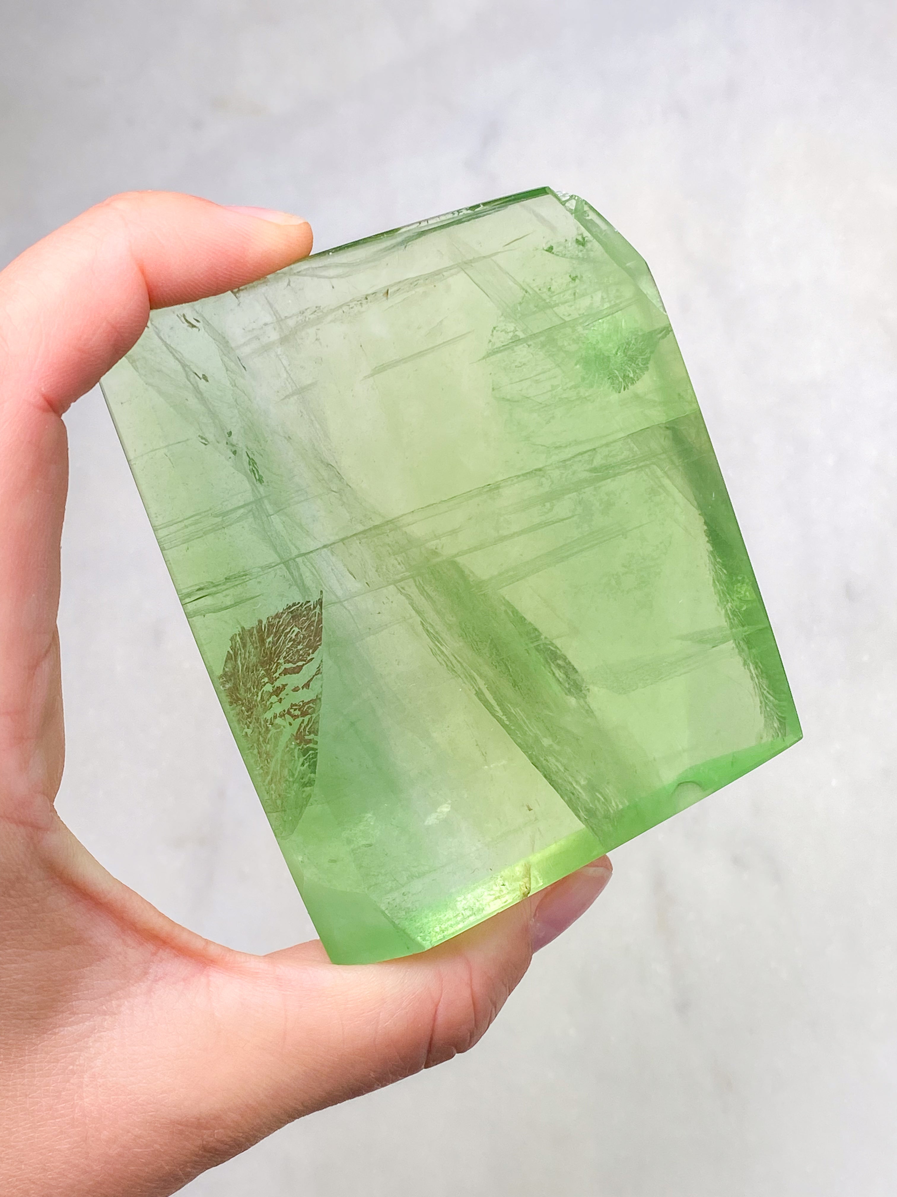 Apple Green Fluorit Freeform (Nr. 4)