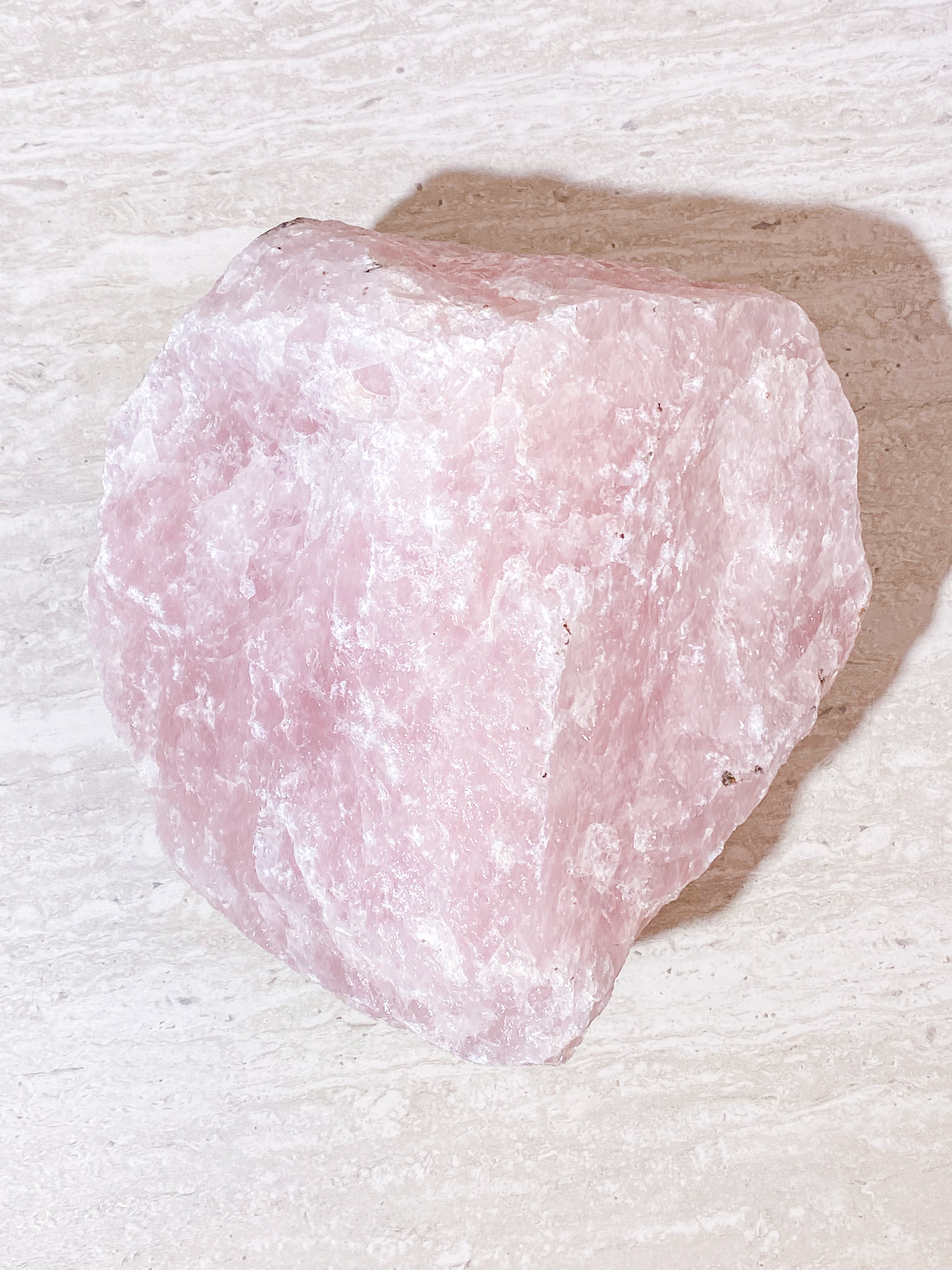 Kæmpe Rå Rosakvarts (Nr. 9) 11,9 kg.