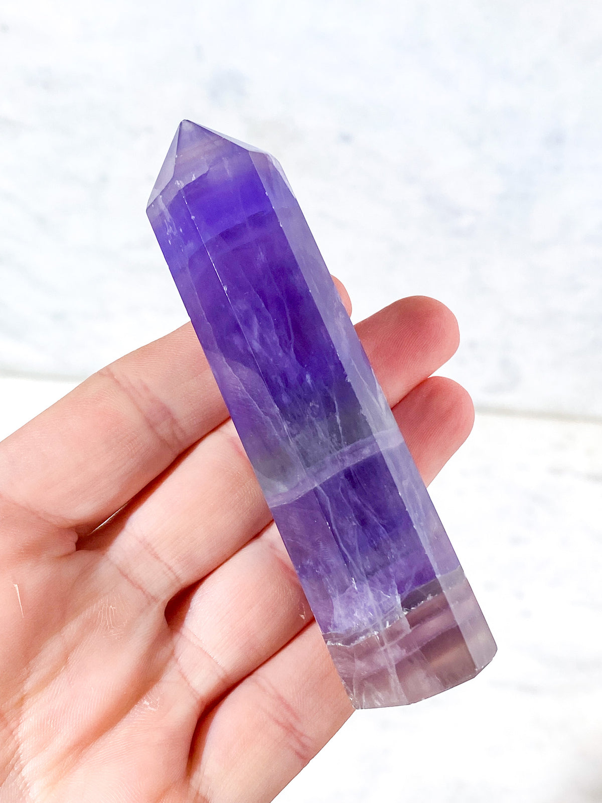 Indigo Fluorit Tårn (Nr. 6)