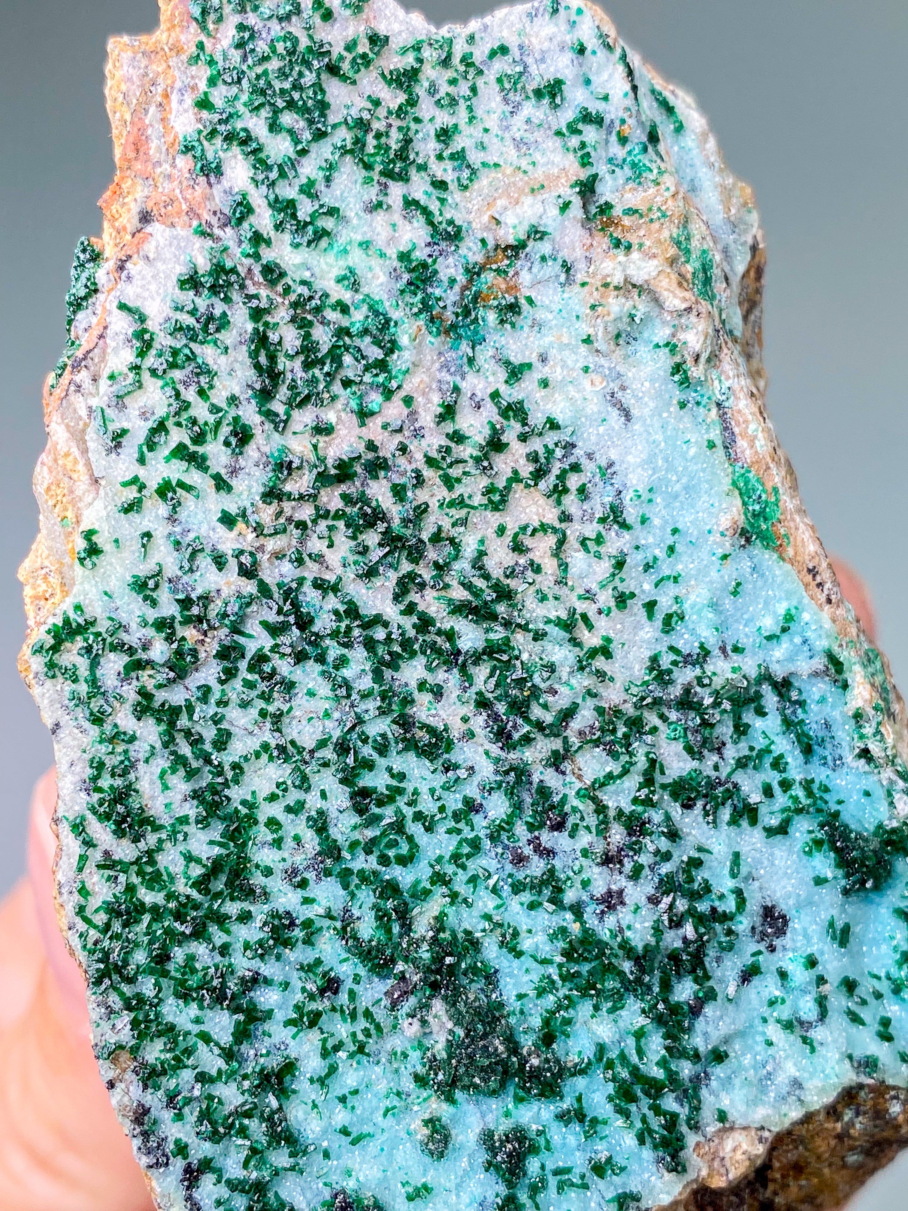 Druzy Chrysocolla Klynge (Nr. 2)