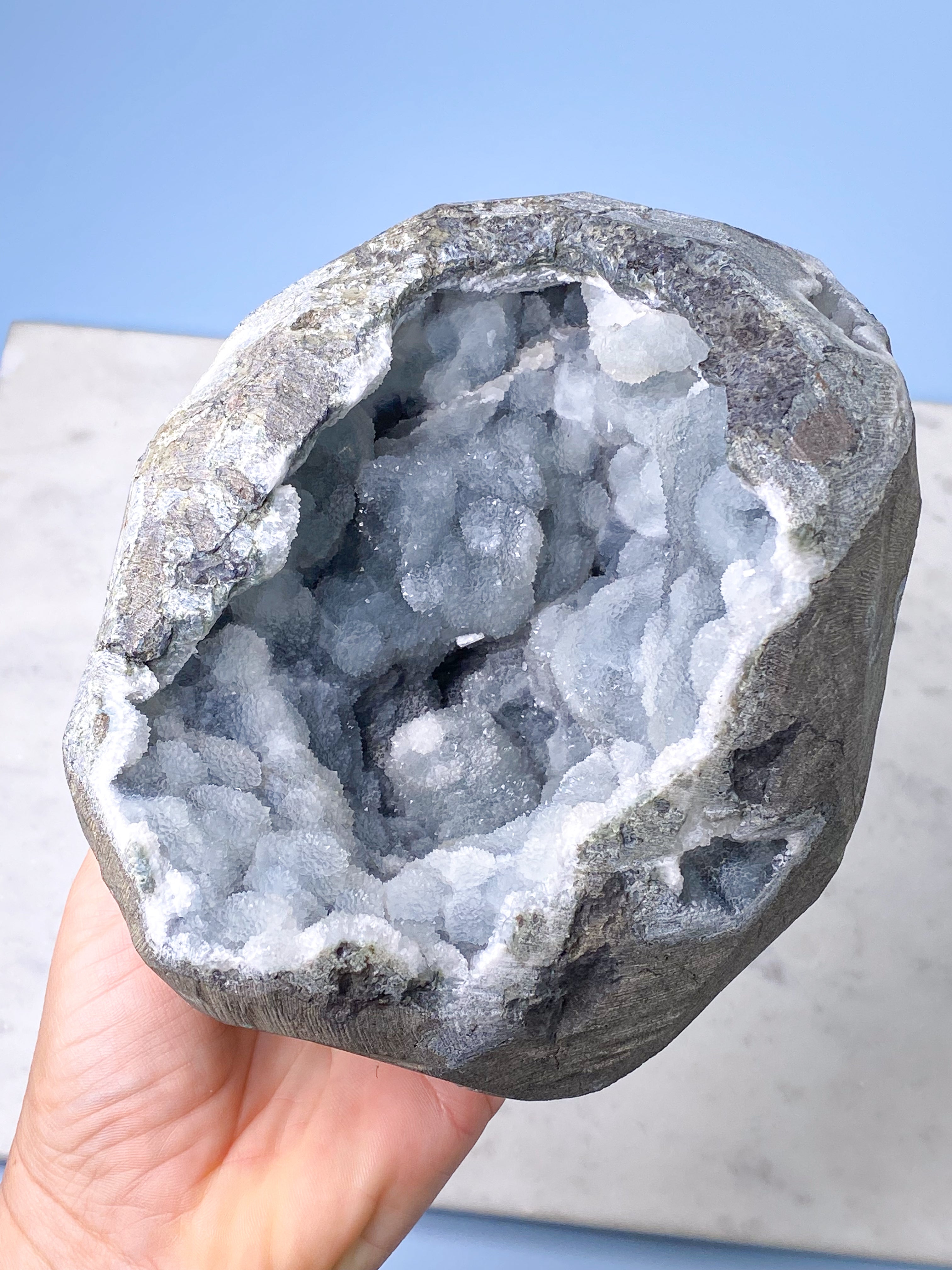 Midnight Apophyllit klynge (Nr. 3)