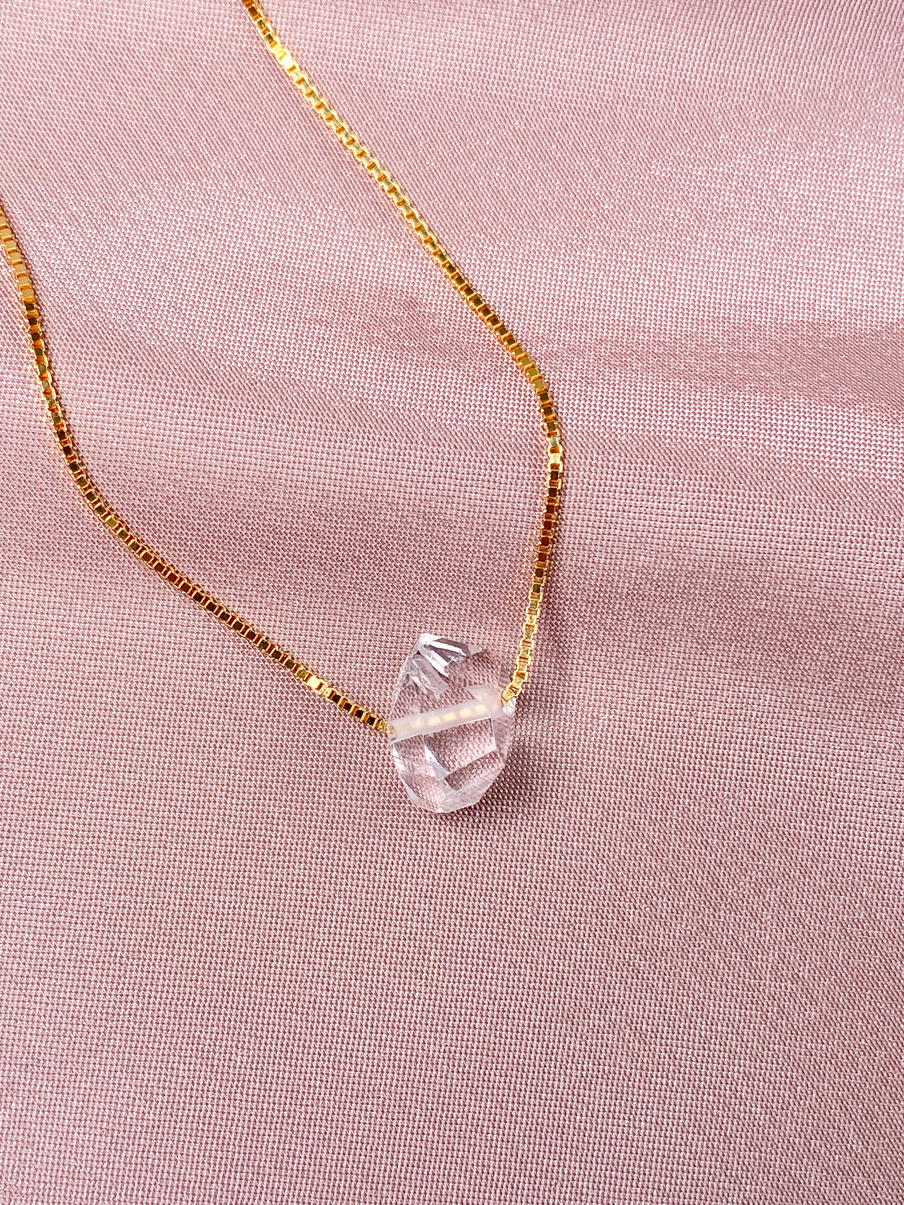 Herkimer diamanthalsband (nr 1) exklusiv kvalitet