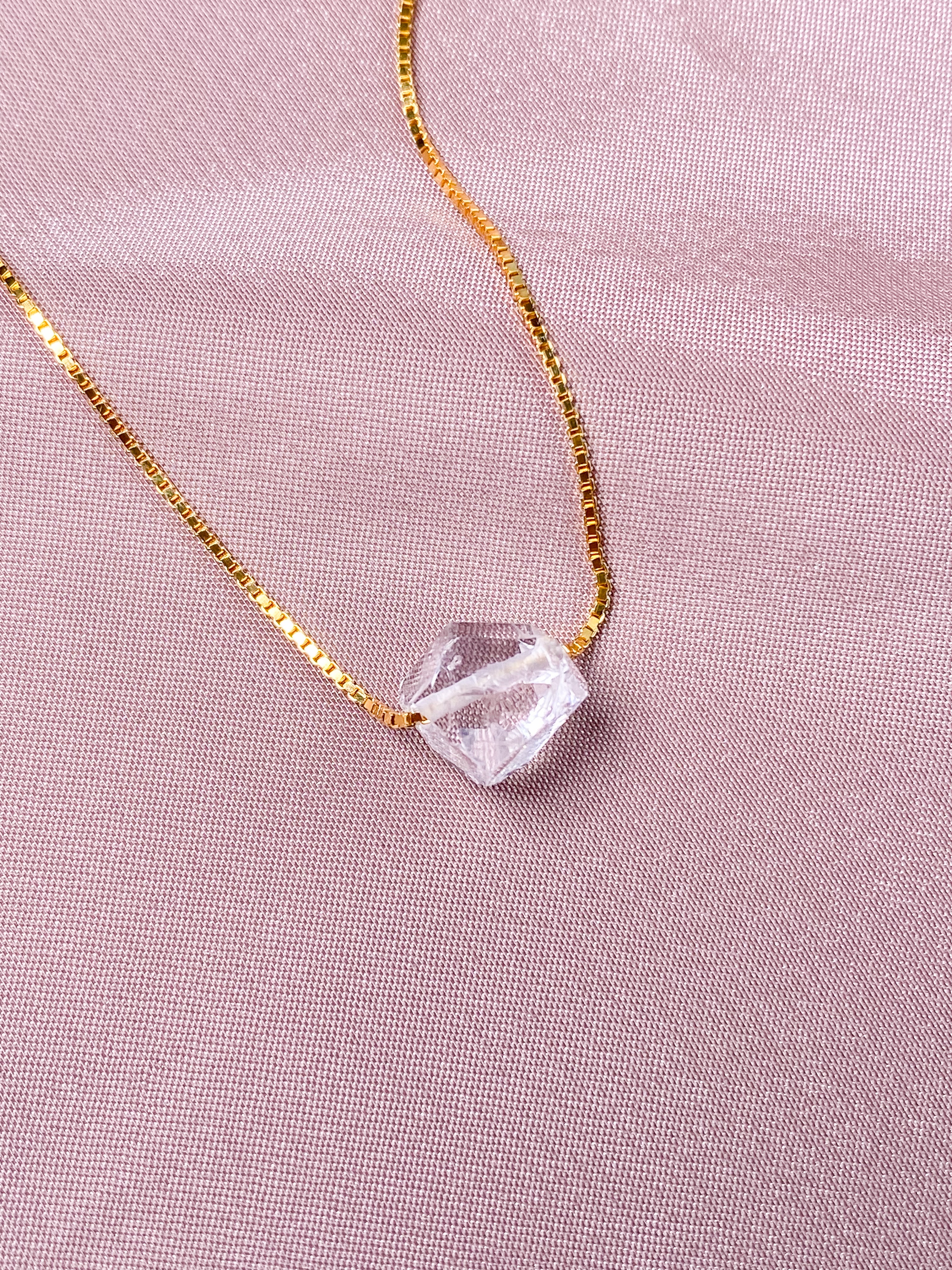 Herkimer diamanthalsband (nr 1) exklusiv kvalitet