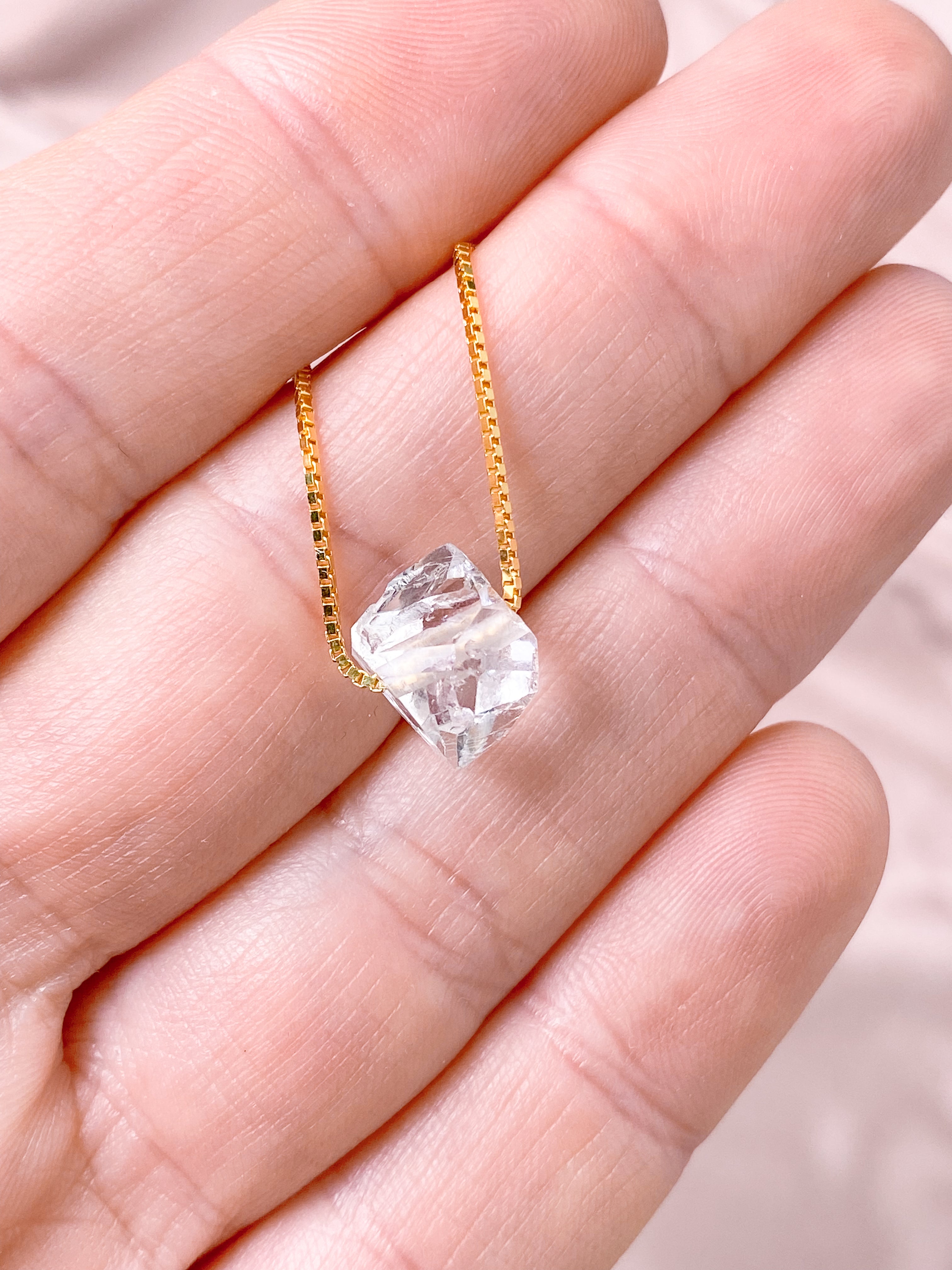 Herkimer diamanthalsband (nr 1) exklusiv kvalitet