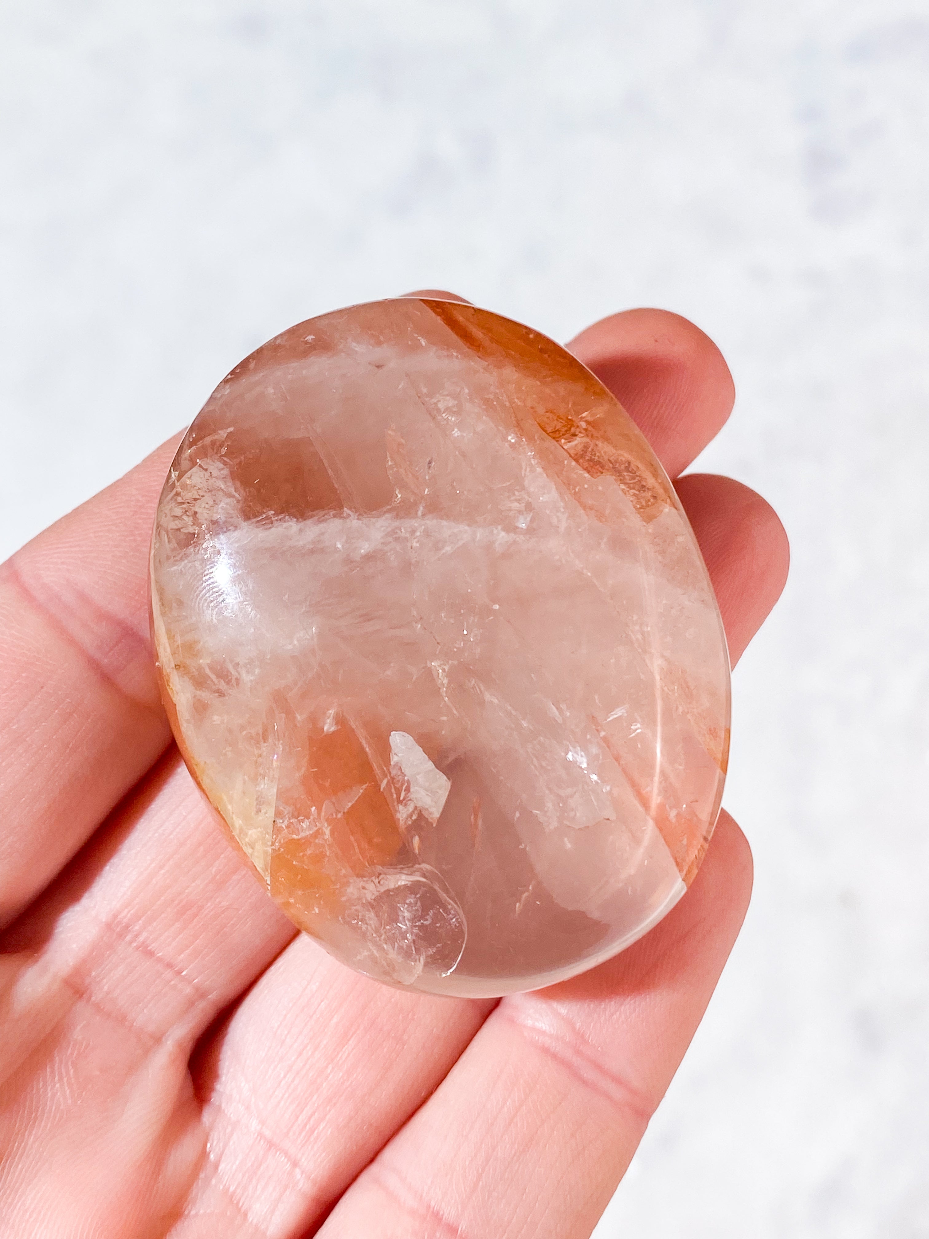 Hæmatit Kvarts Palmstone (Nr. 1)