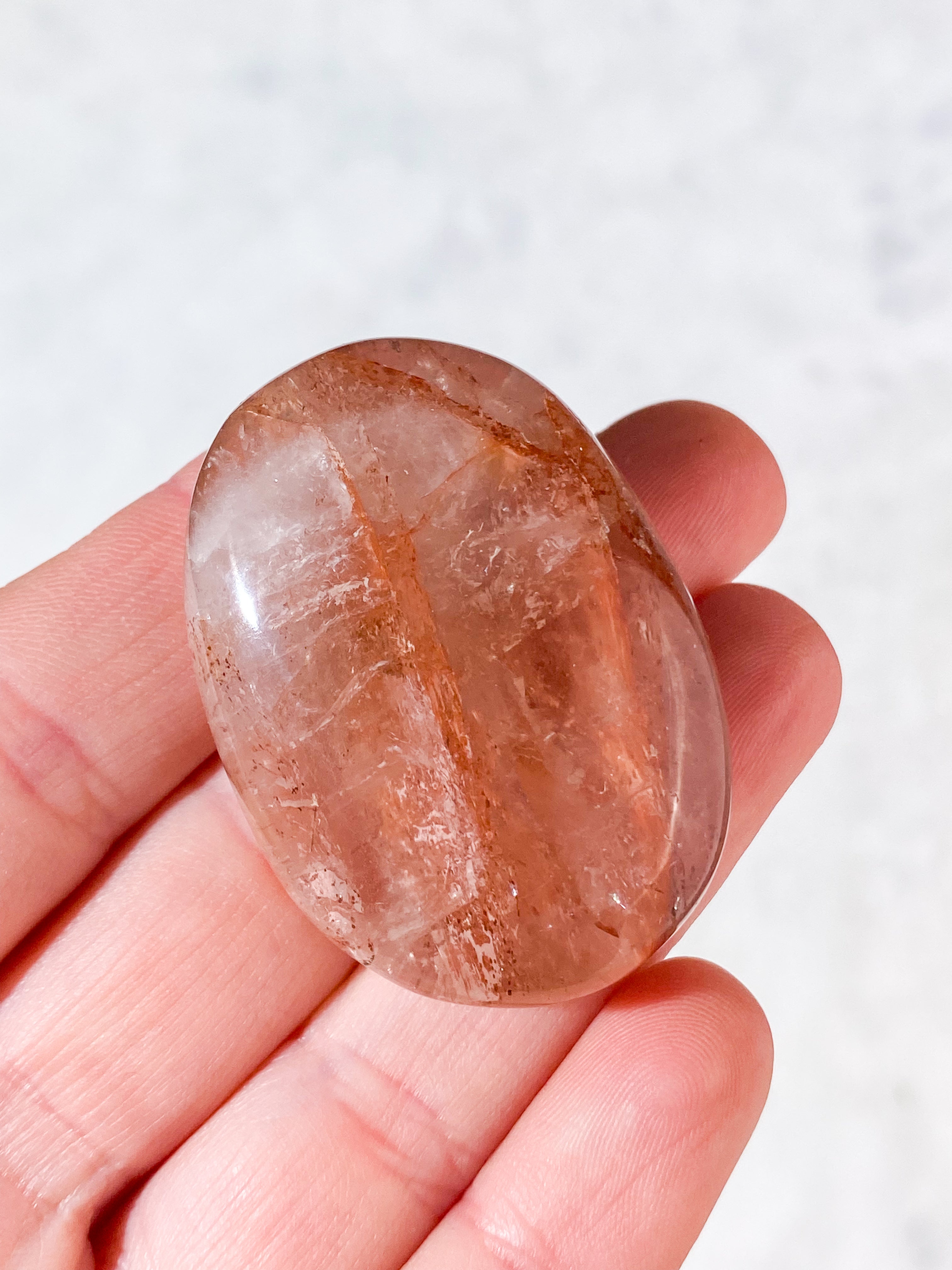Hæmatit Kvarts Palmstone (Nr. 3)