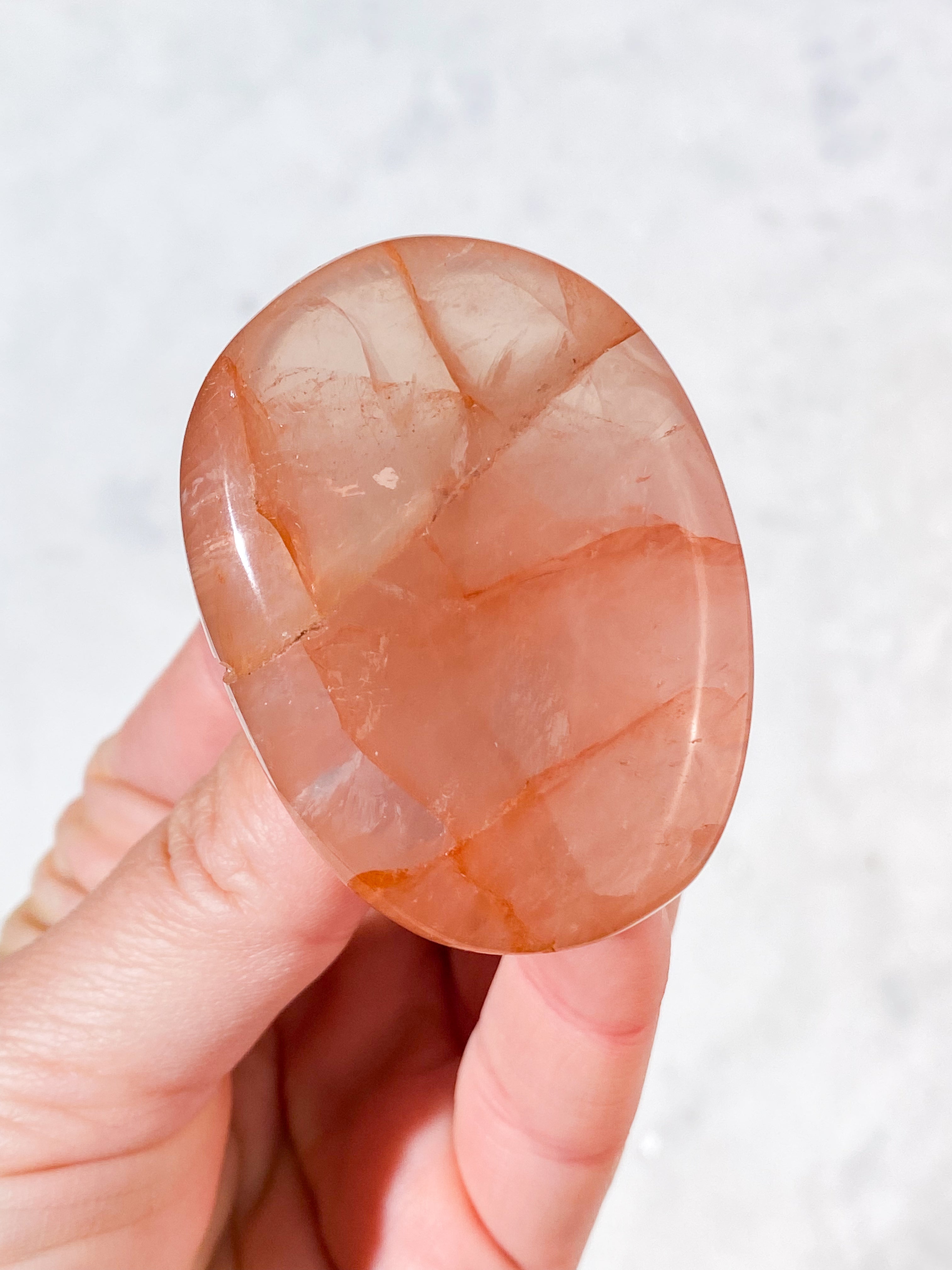 Hæmatit Kvarts Palmstone (Nr. 5)