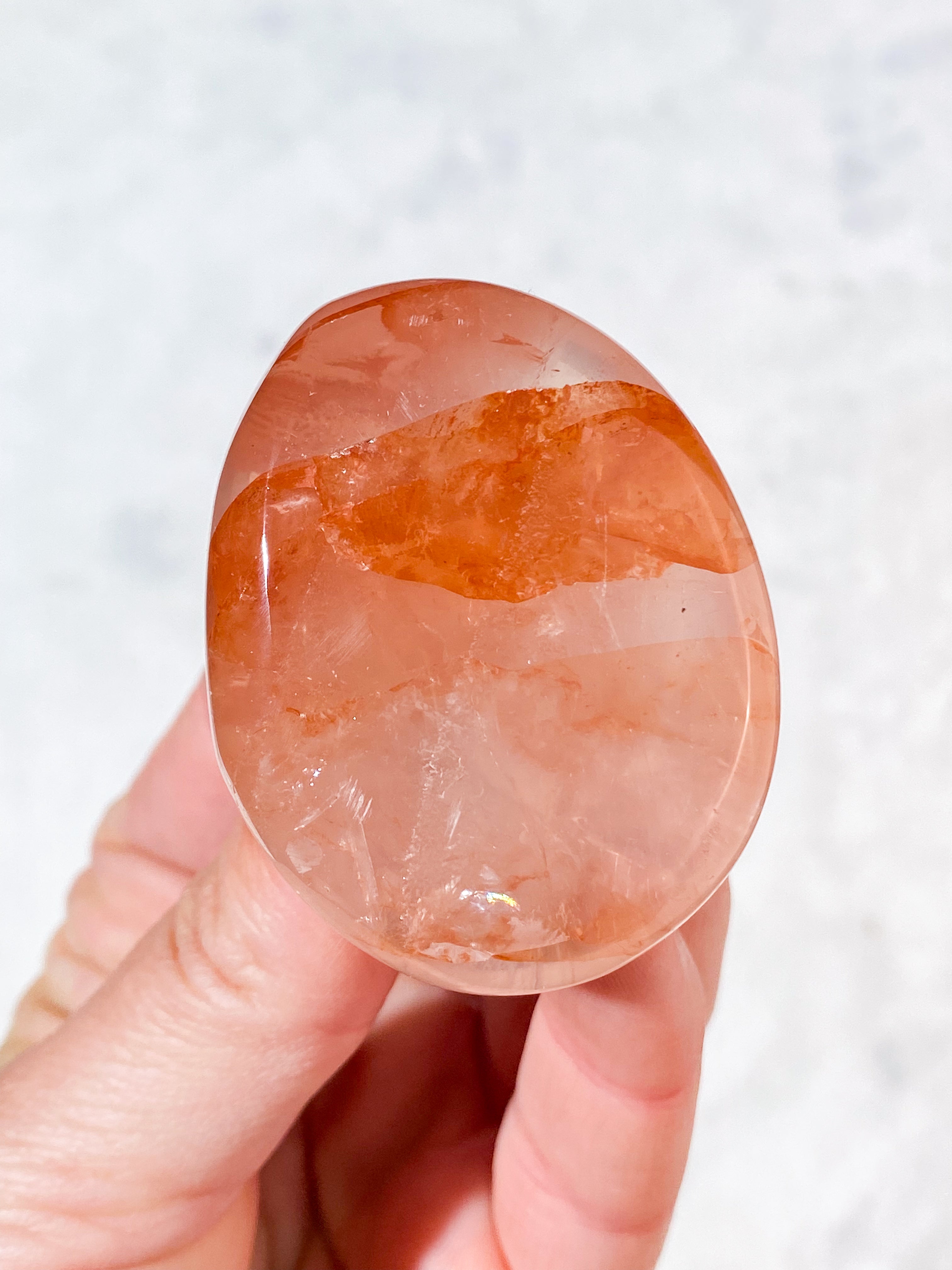 Hæmatit Kvarts Palmstone (Nr. 6)