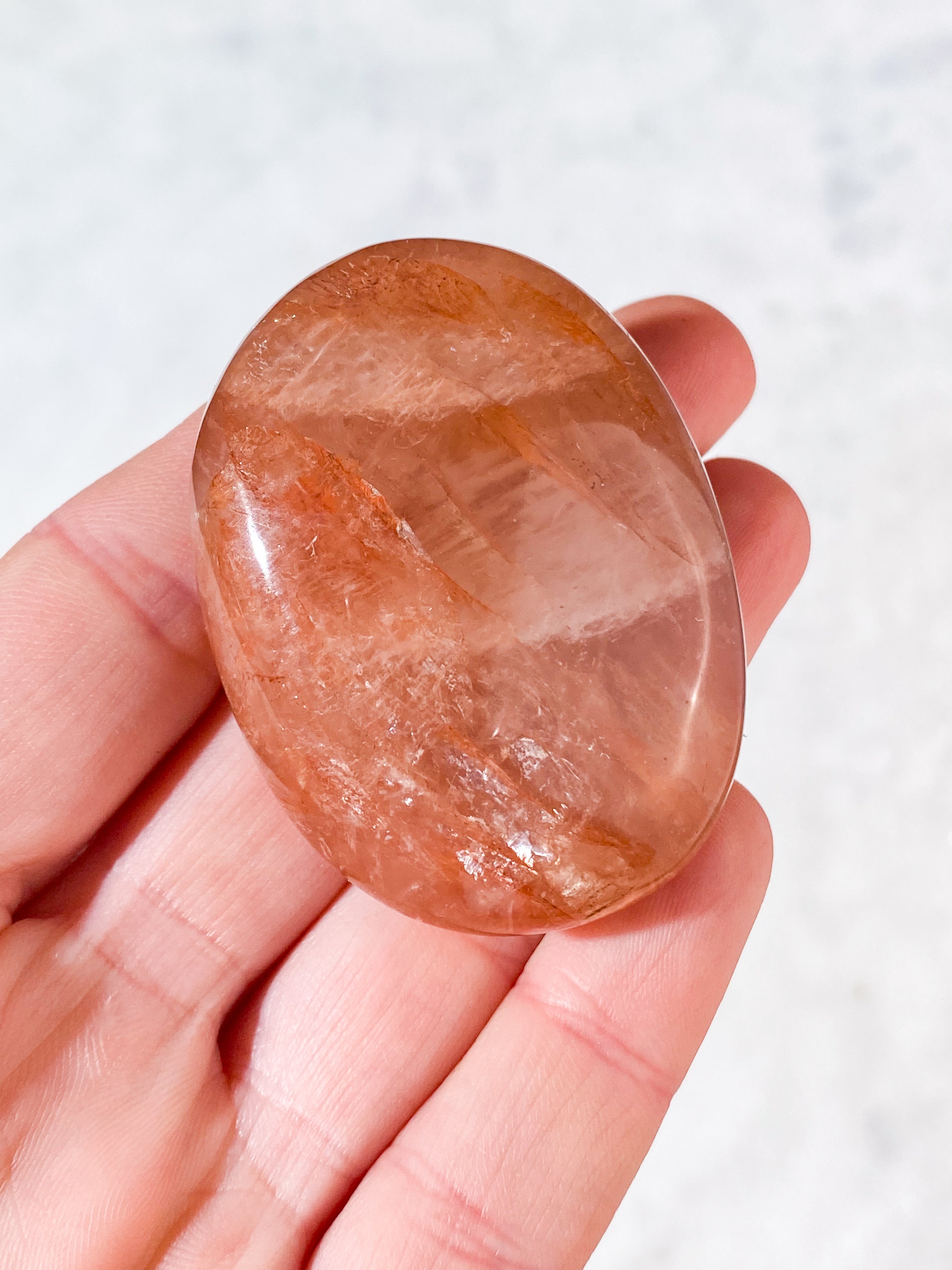 Hæmatit Kvarts Palmstone (Nr. 7)