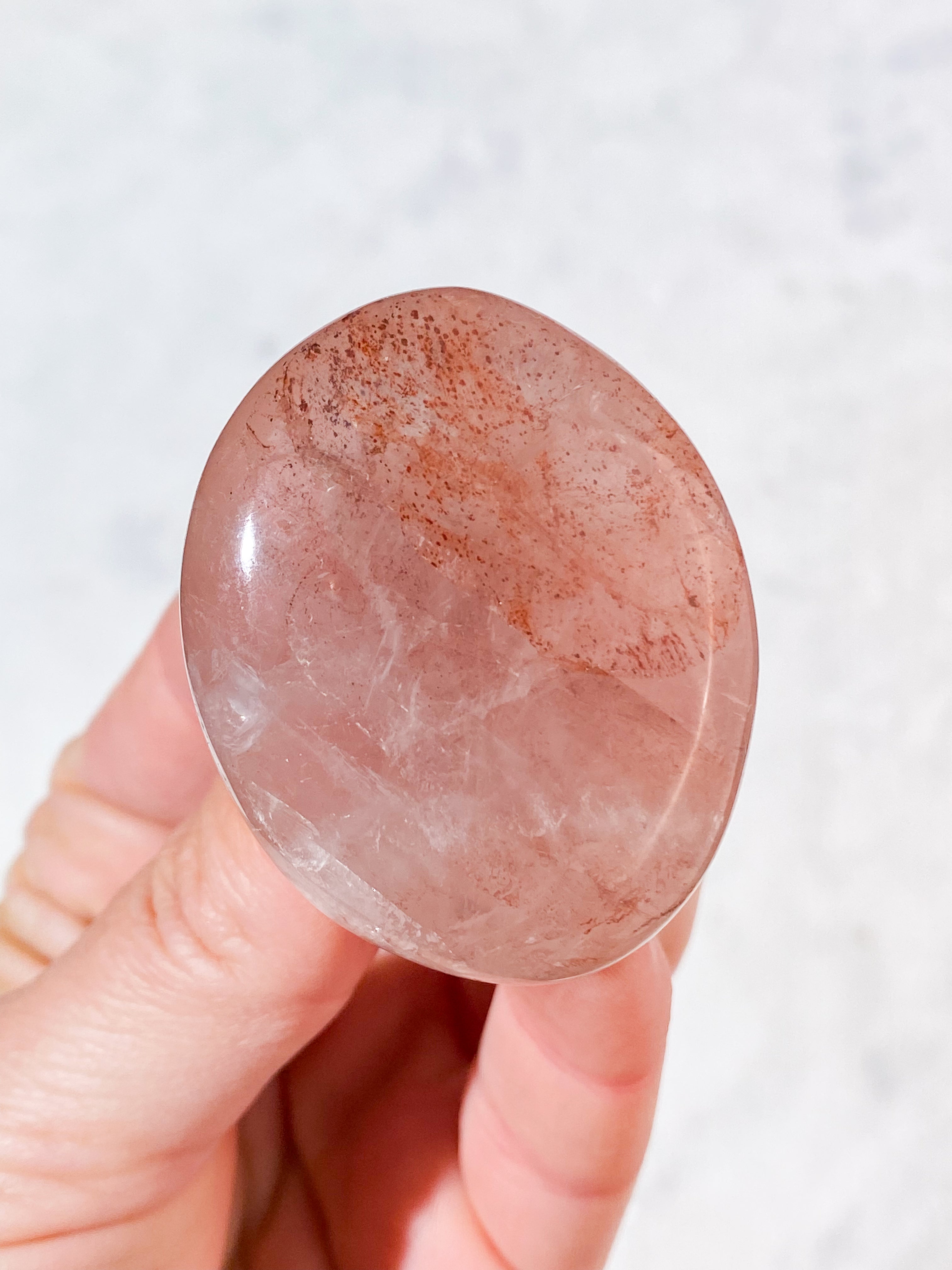 Hæmatit Kvarts Palmstone (Nr. 9)