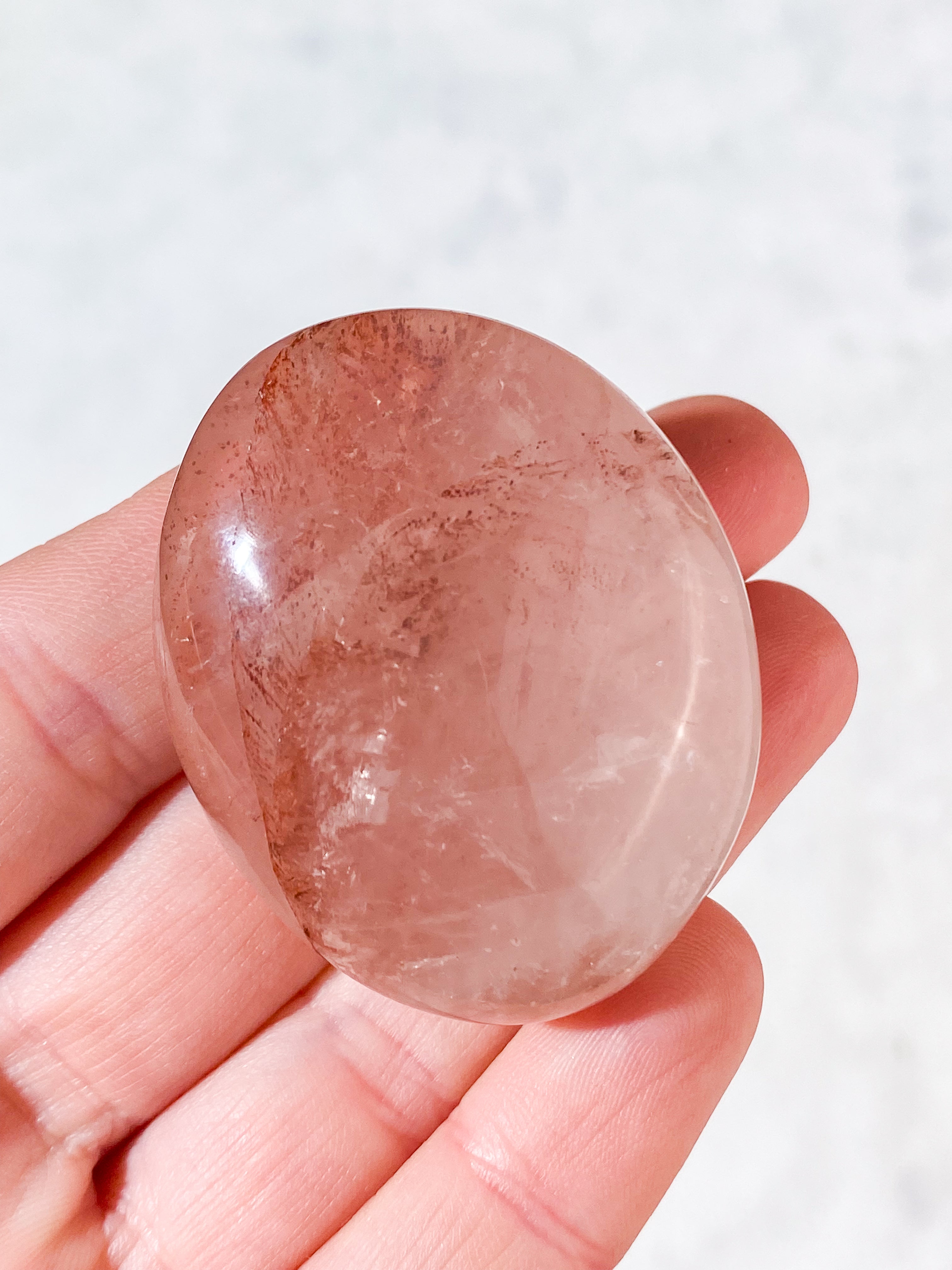 Hæmatit Kvarts Palmstone (Nr. 9)