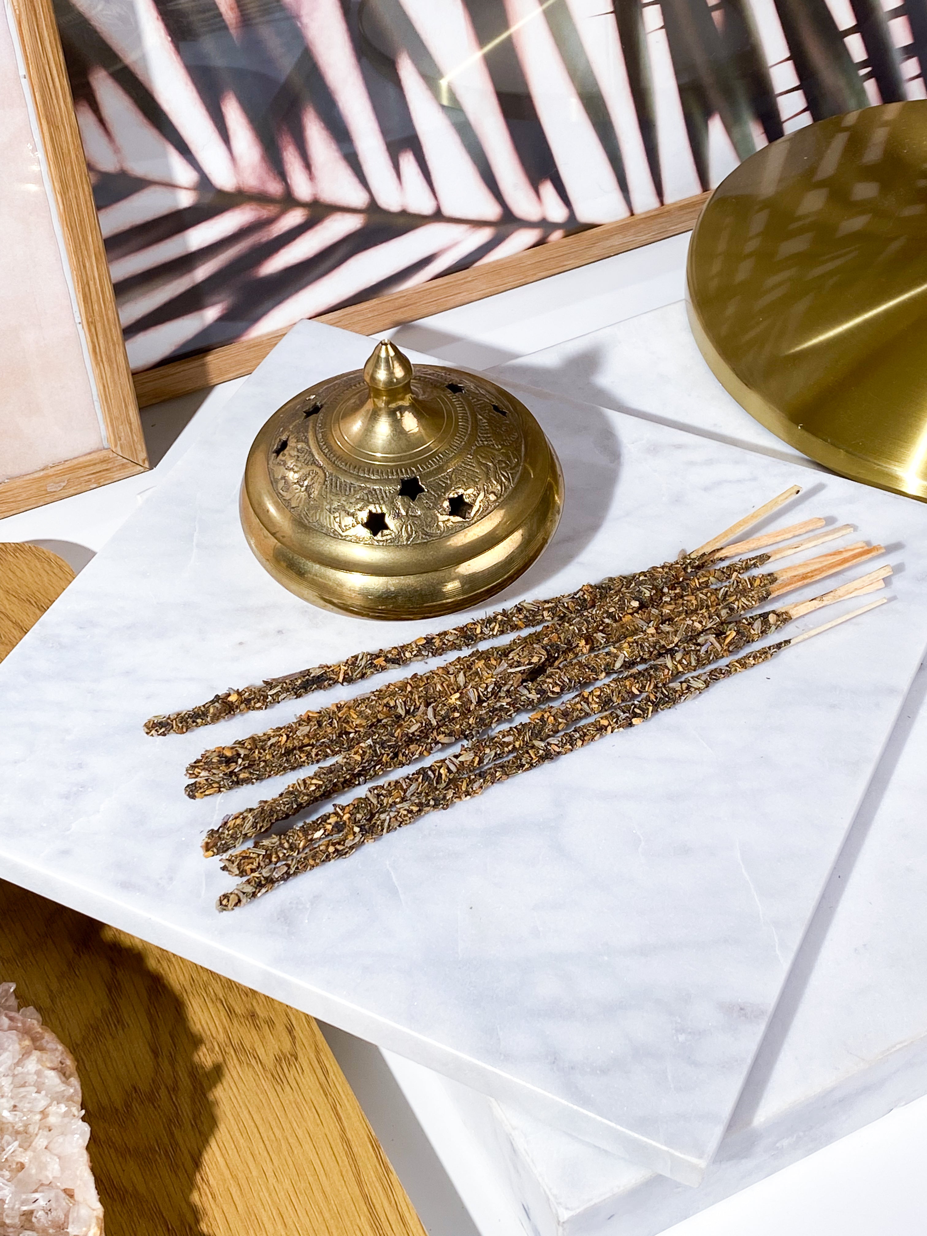 Rökelsepinnar med lavendel och Palo Santo (8 st.)