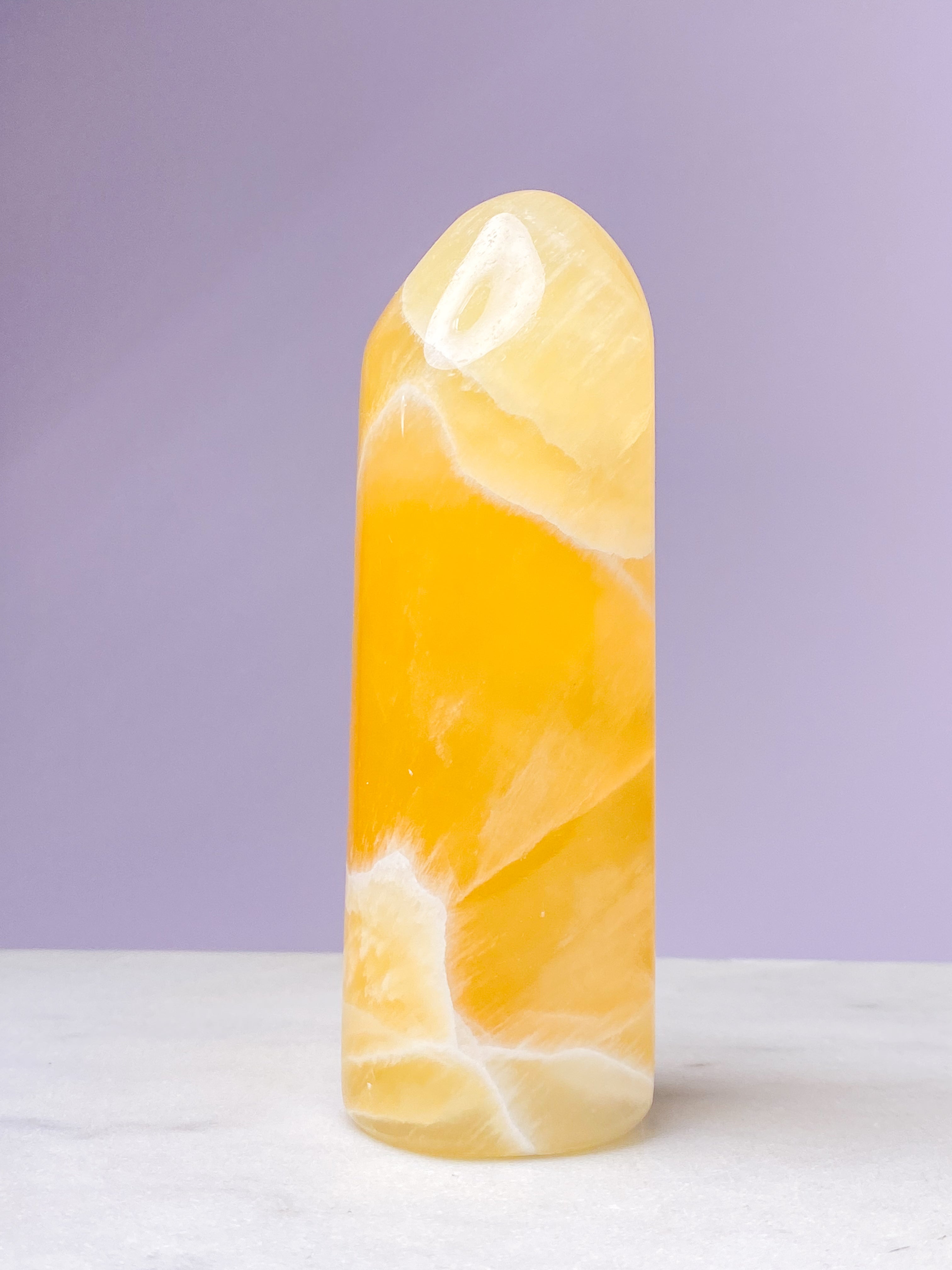 Honeycomb Calcit Tårn (Nr. 12)
