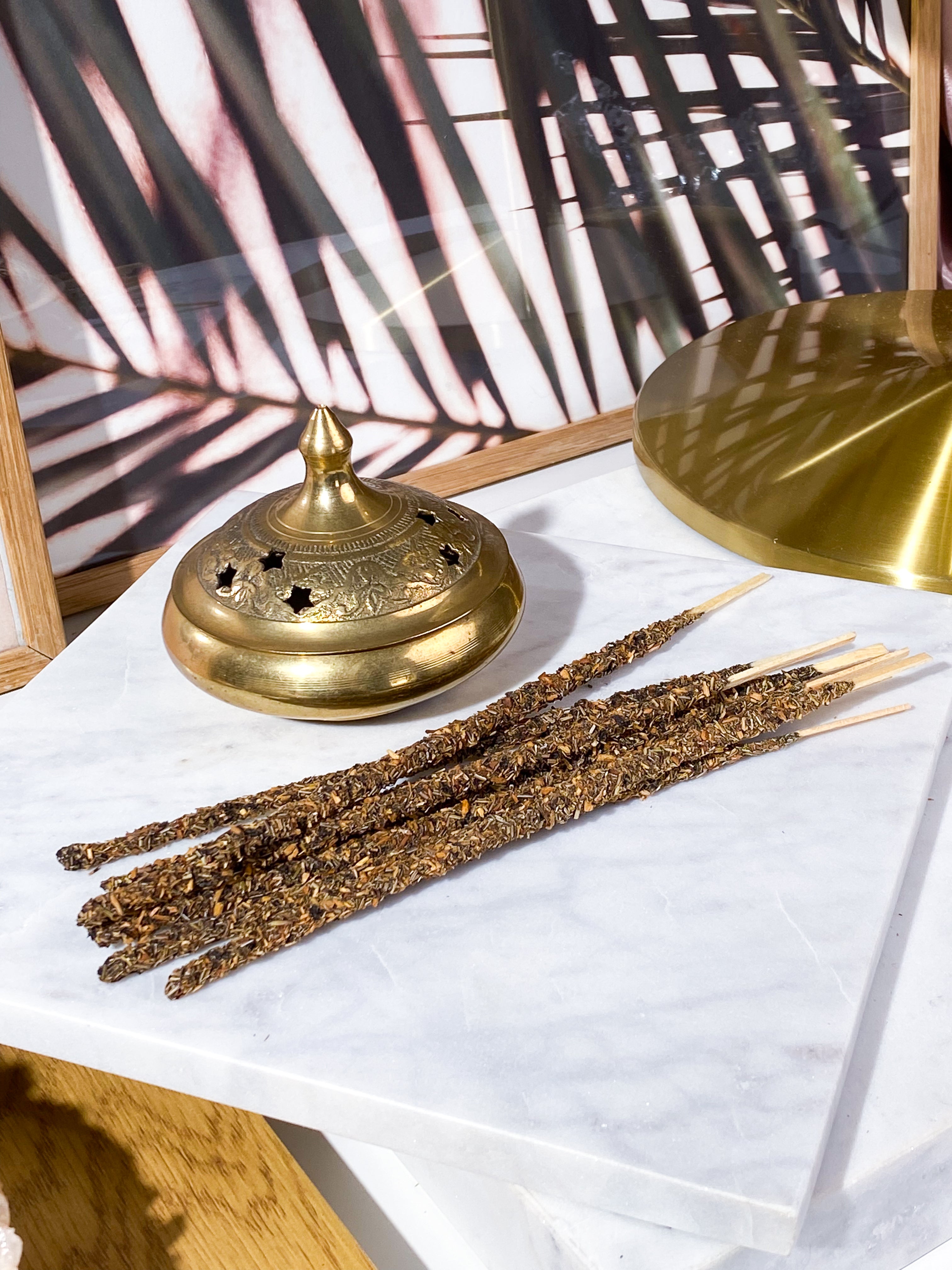 Rosmarin & Palo Santo Røgelsespinde (8 stk.)