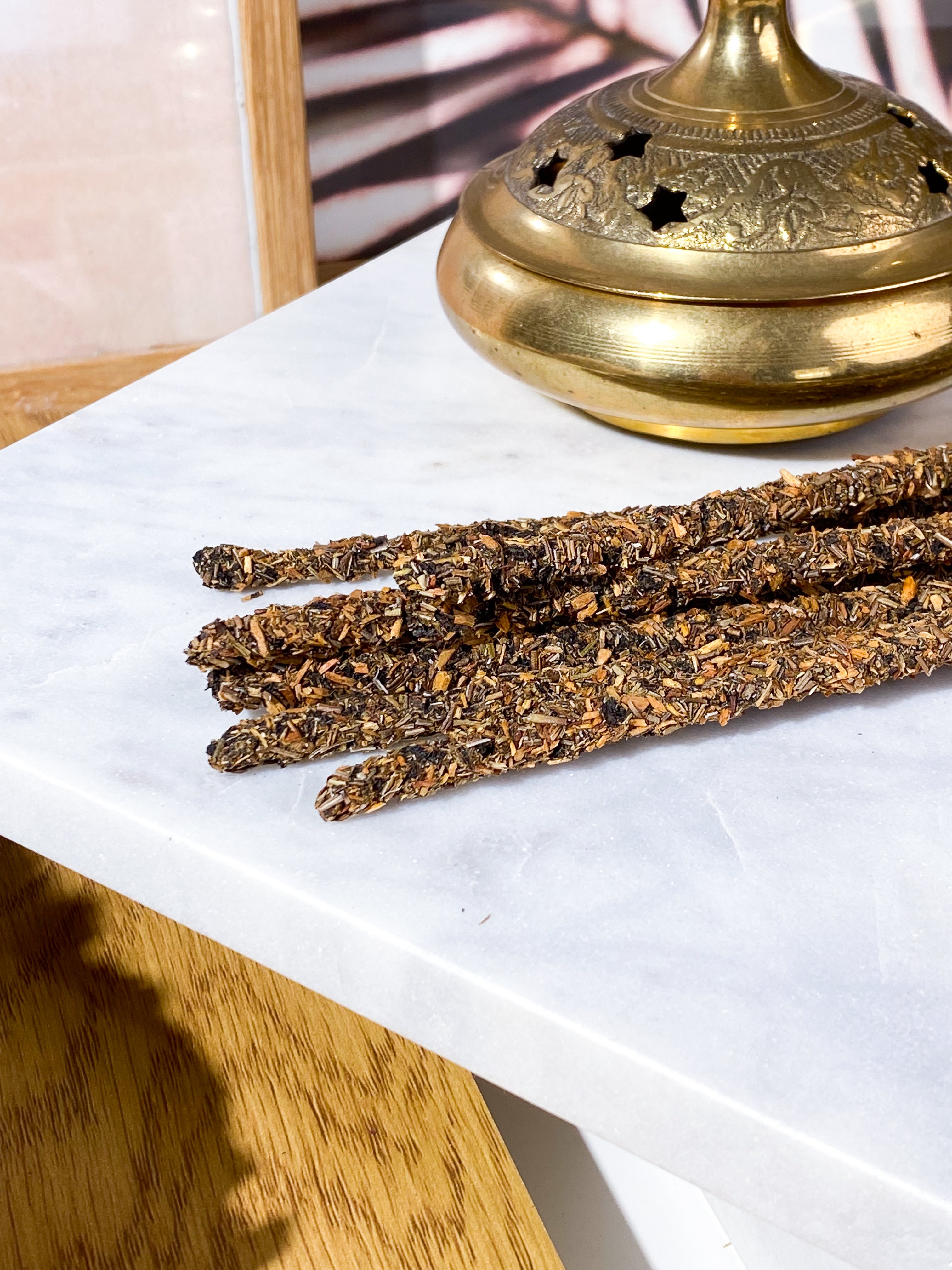 Rosmarin & Palo Santo Røgelsespinde (8 stk.)