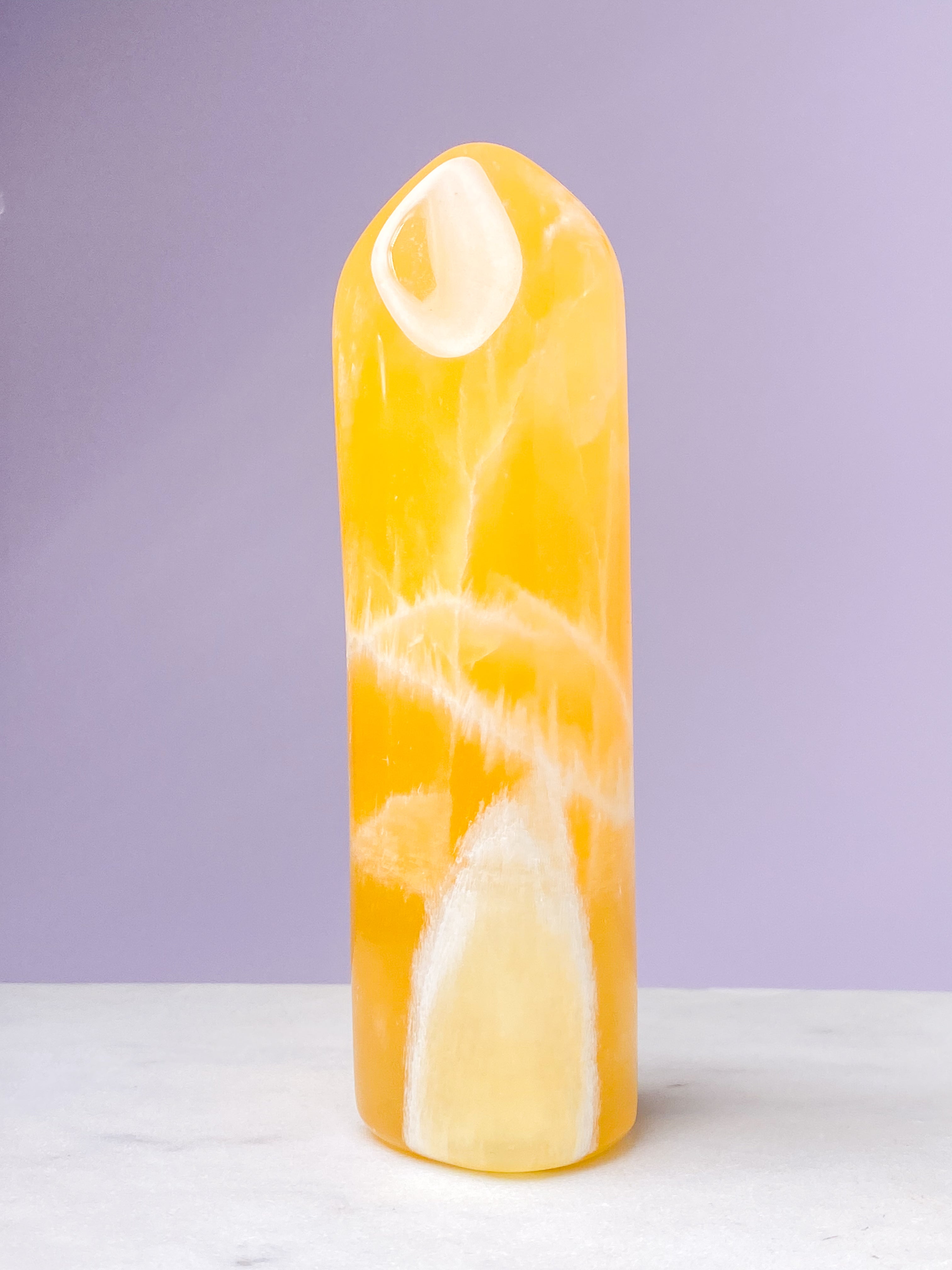 Honeycomb Calcit Tårn (Nr. 14)