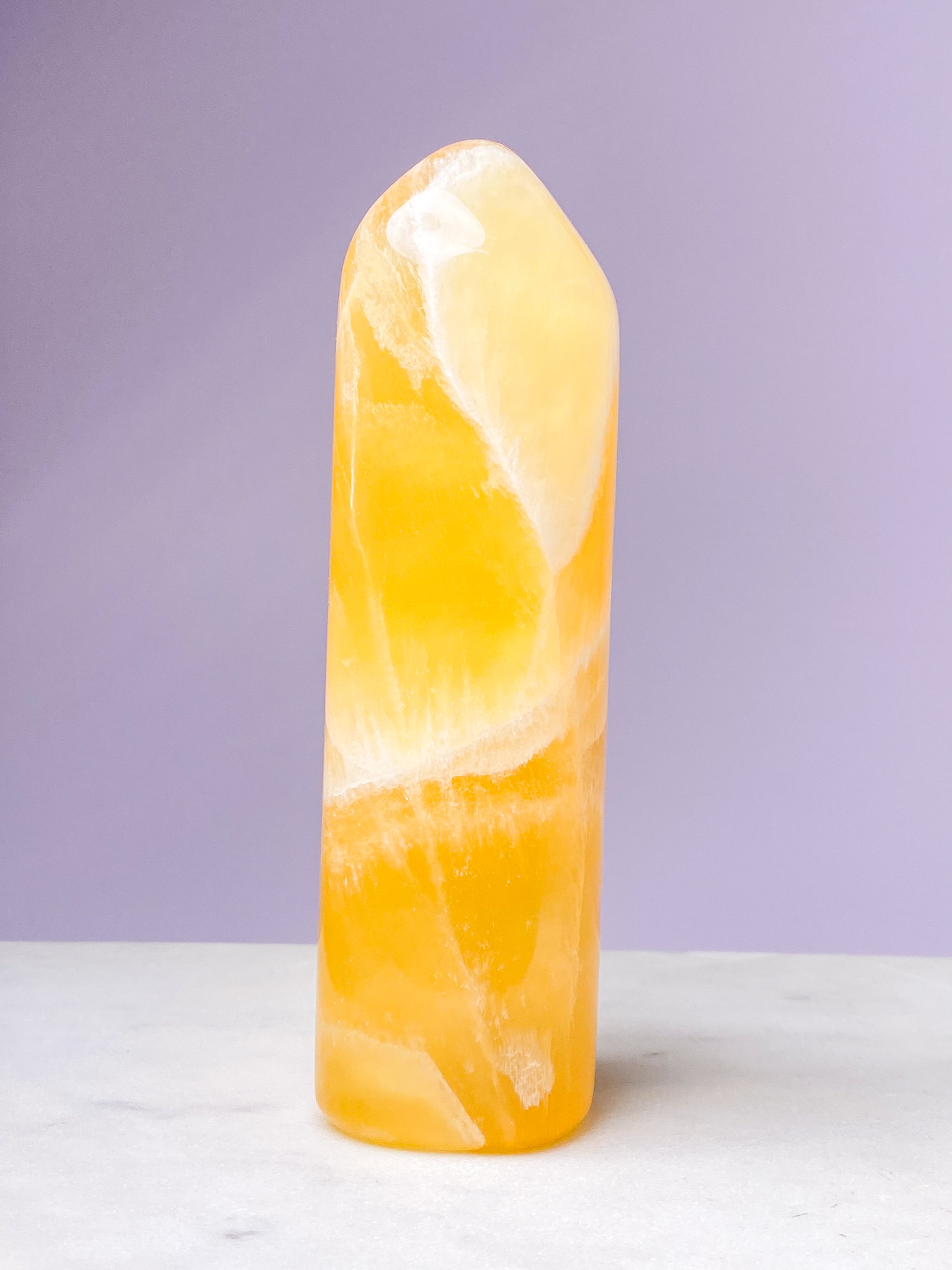 Honeycomb Calcit Tårn (Nr. 14)