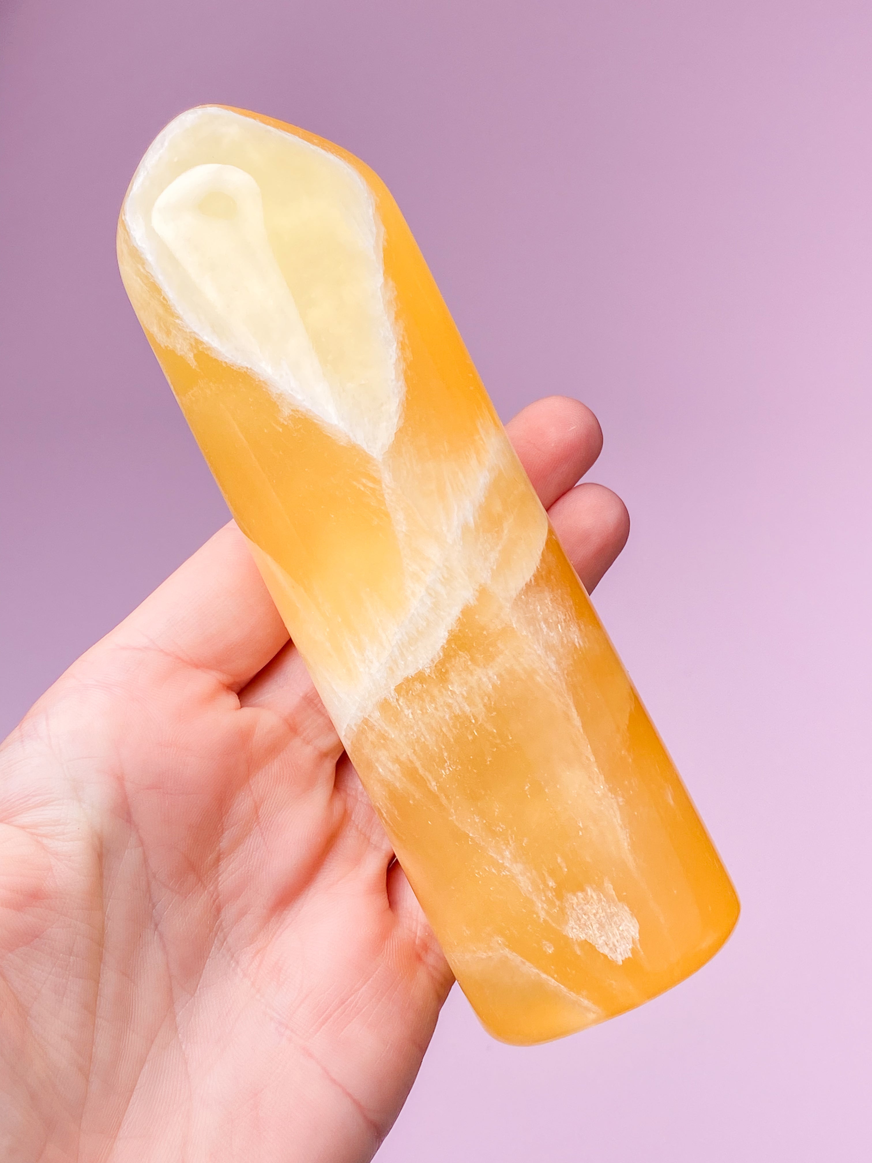 Honeycomb Calcit Tårn (Nr. 14)