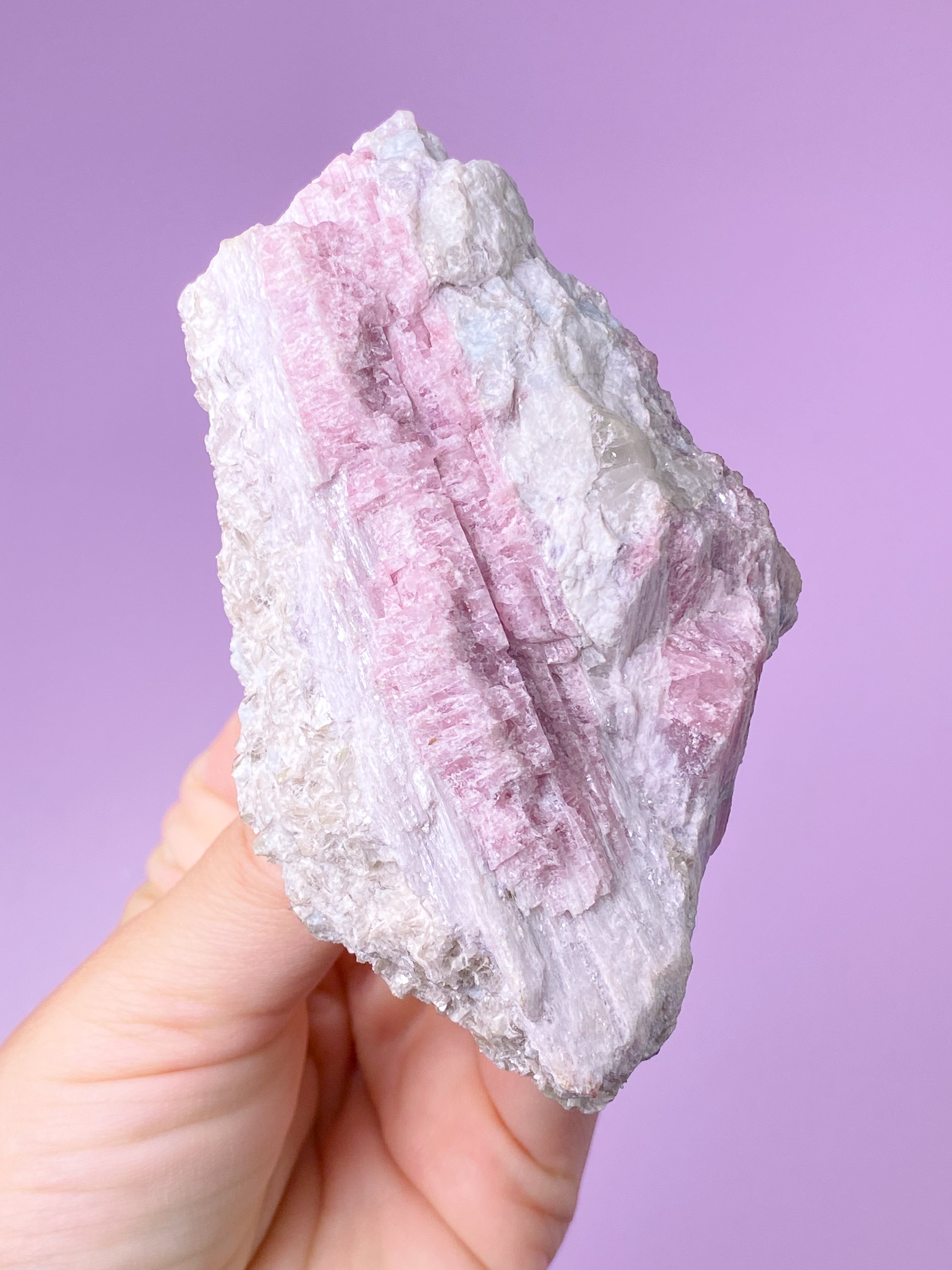 Pink Turmalin Klynge (Nr. 8)