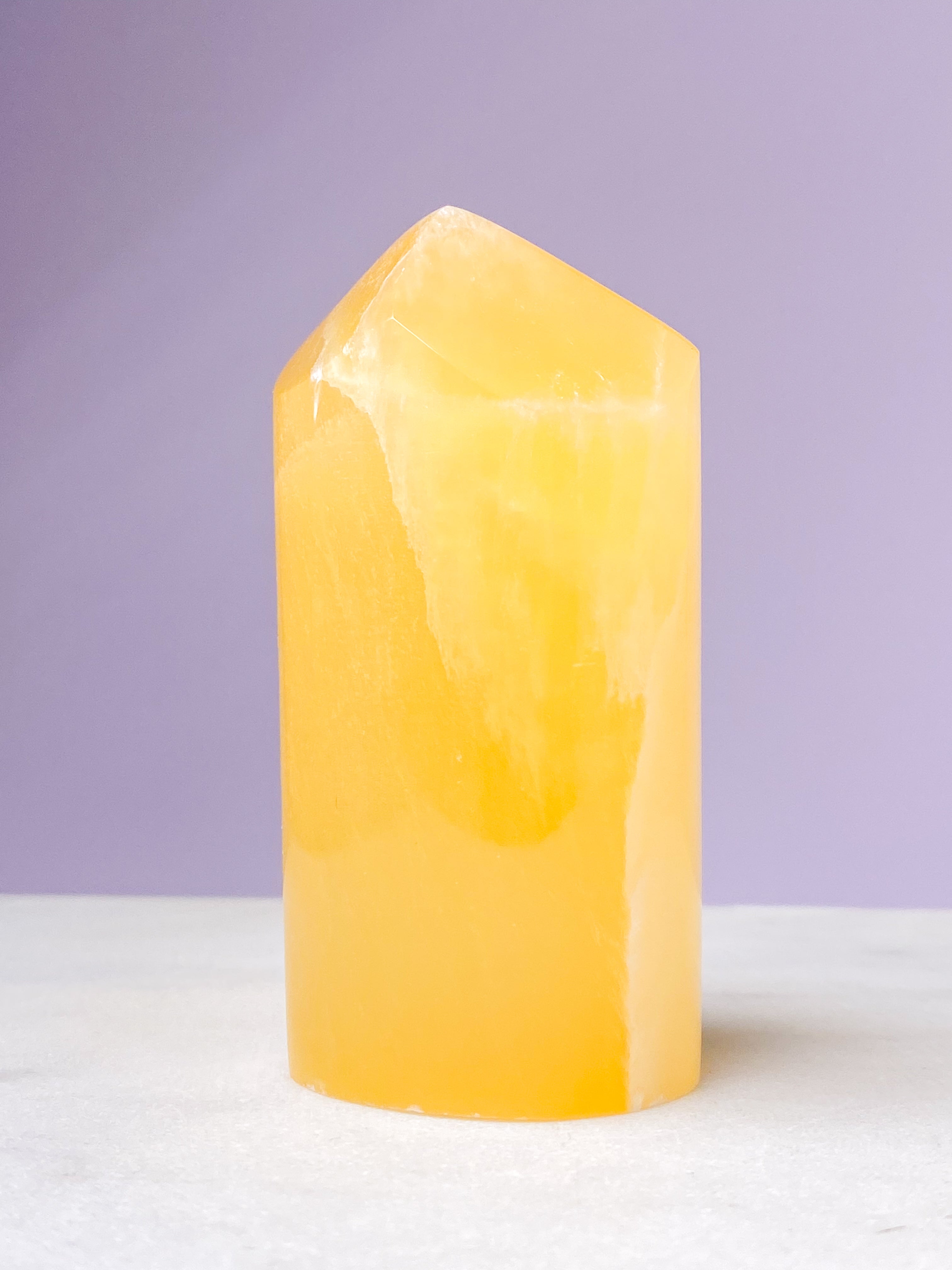 Honeycomb Calcit Tårn (Nr. 17)