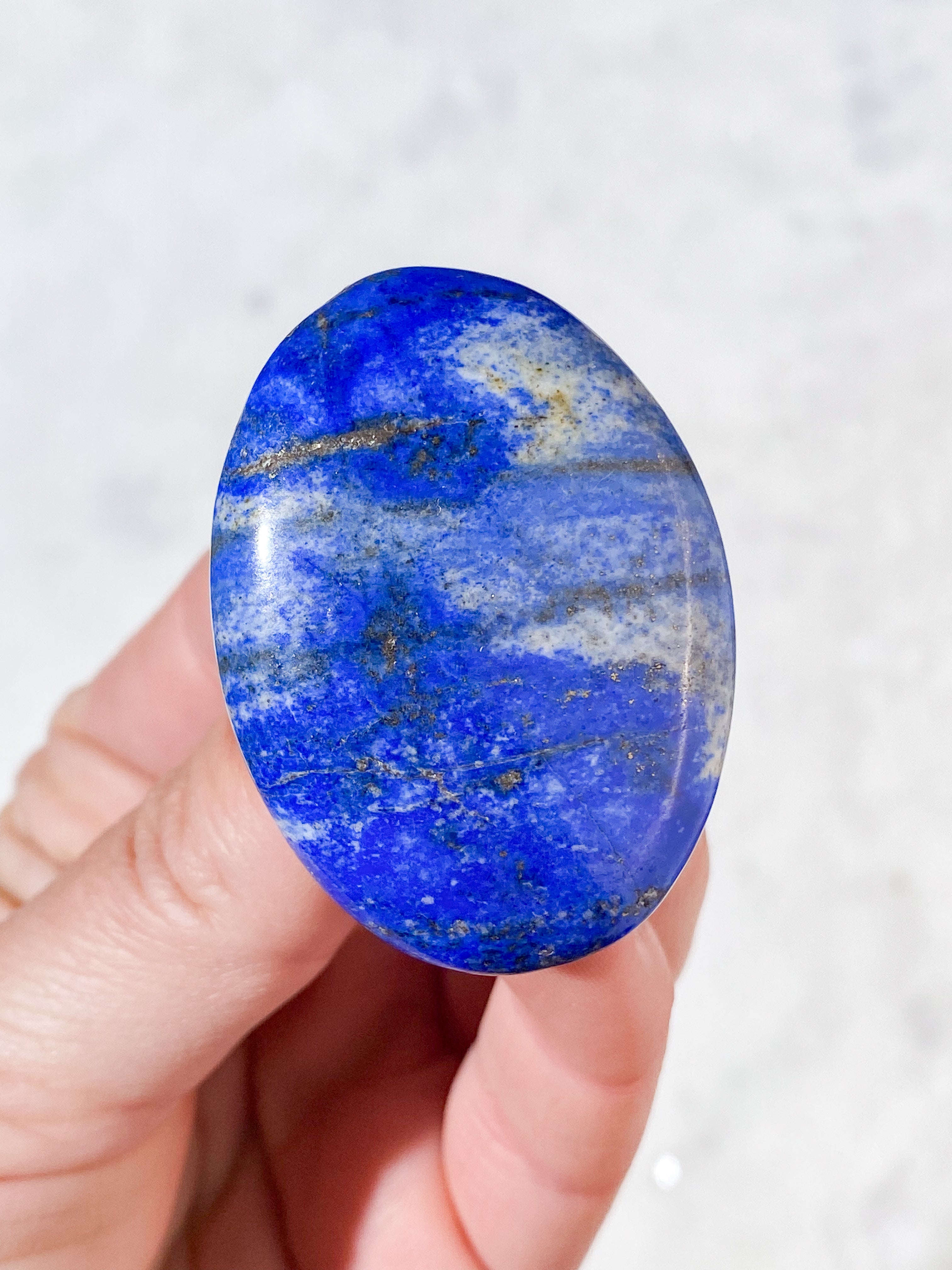 Lapis Lazuli Palmstone (Nr. 4)