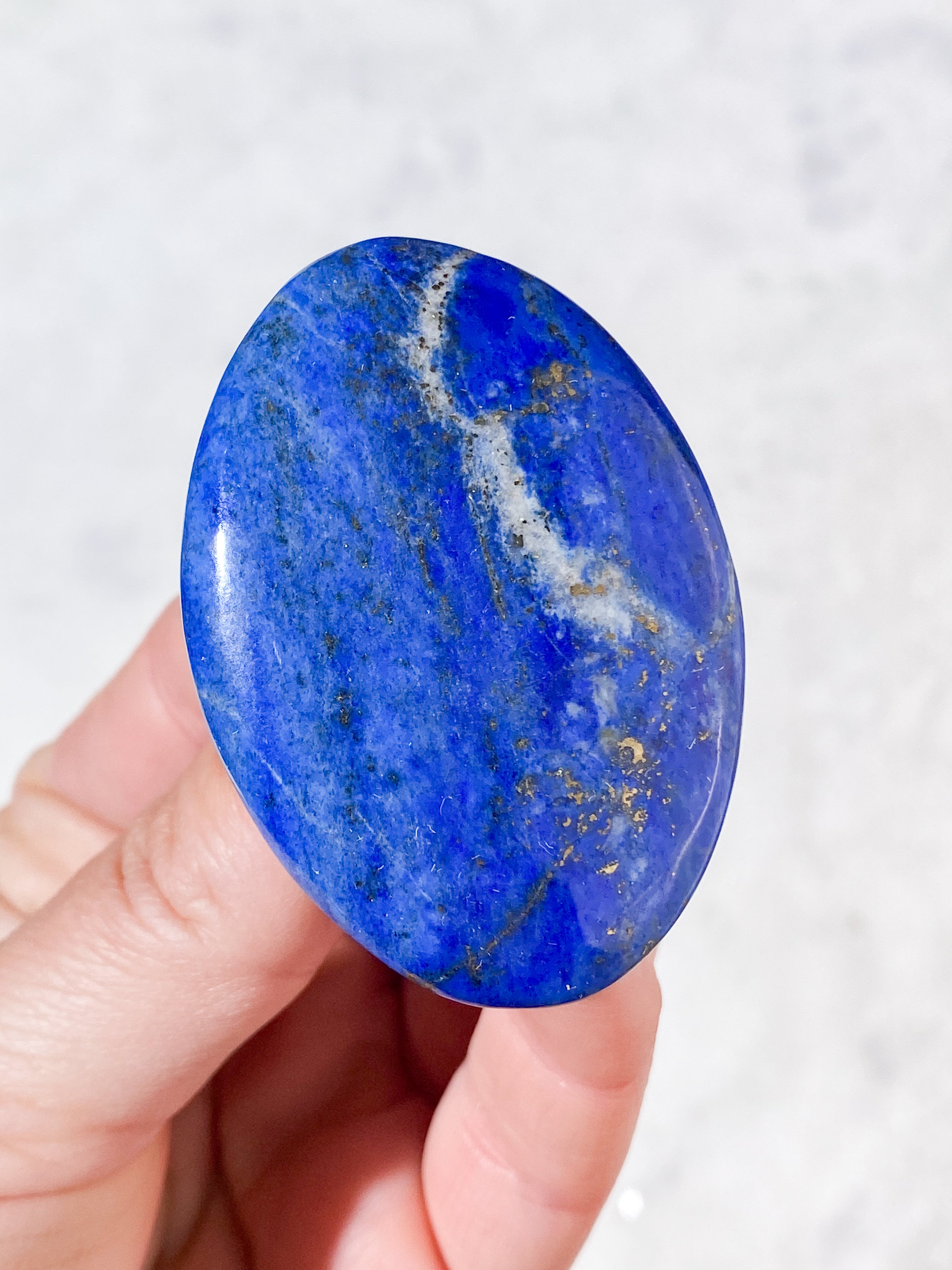 Lapis Lazuli Palmstone (Nr. 5)