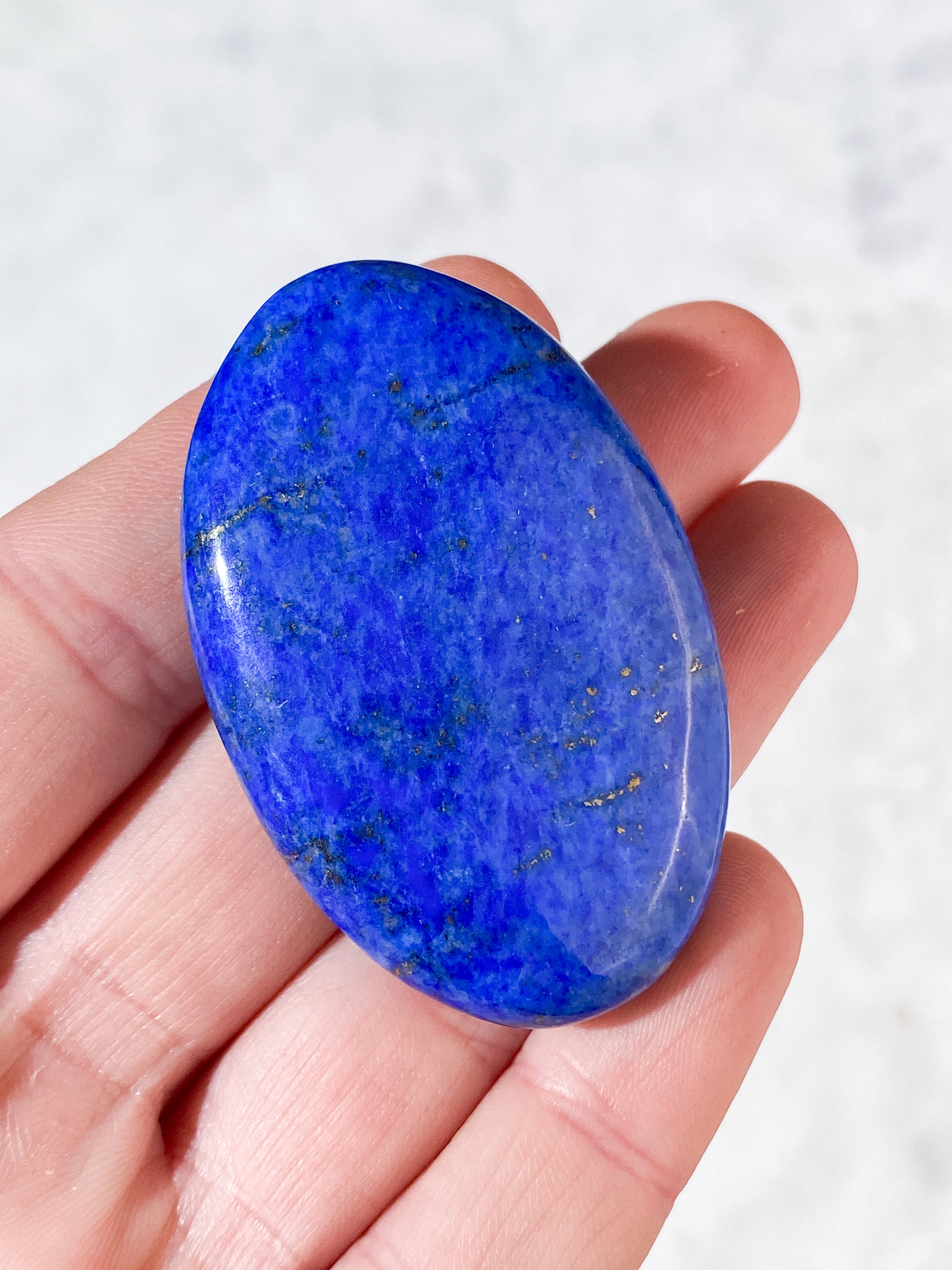 Lapis Lazuli Palmstone (Nr. 6)