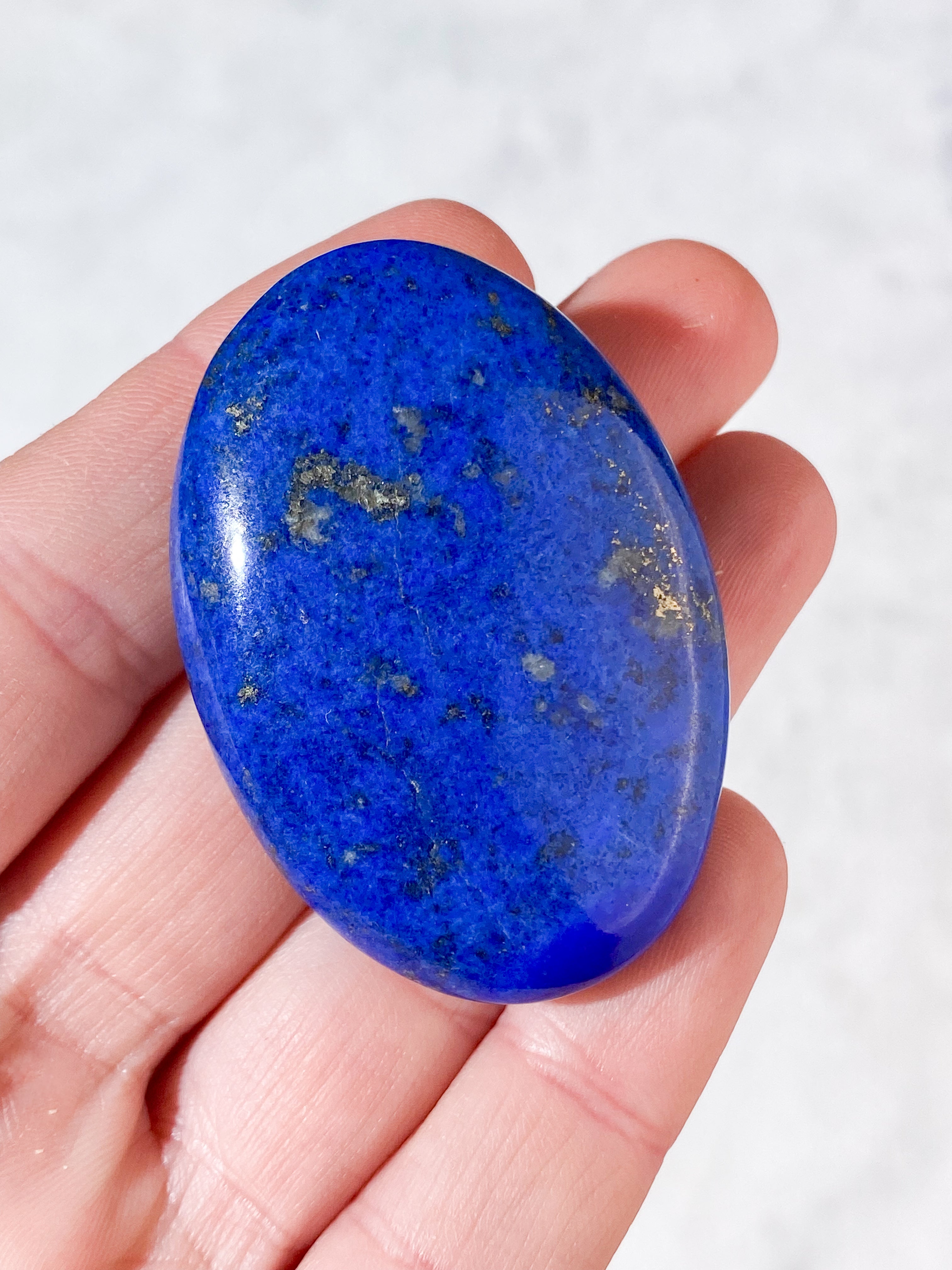 Lapis Lazuli Palmstone (Nr. 8)