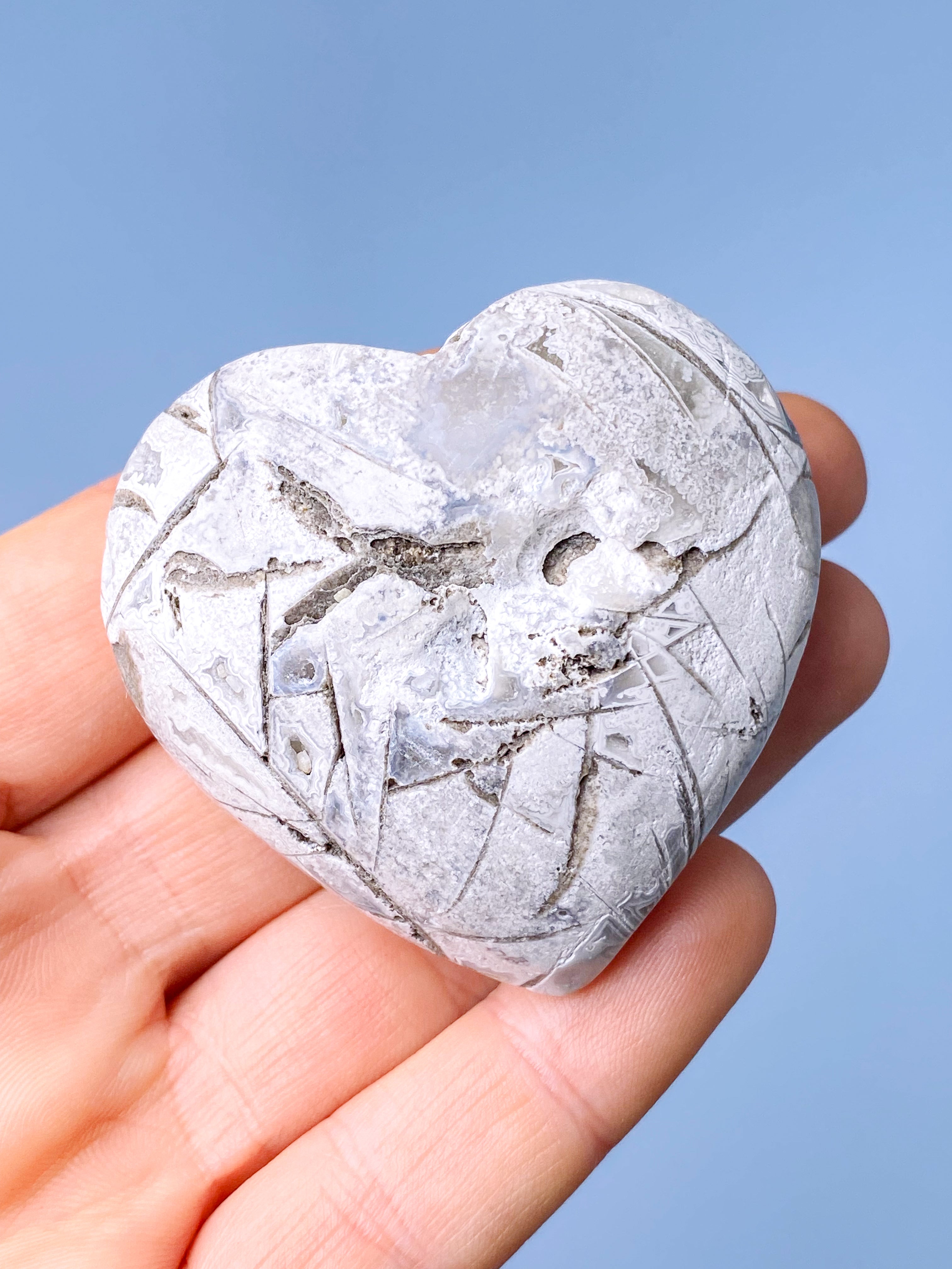 White Mexico Agate Tower (No. 12)