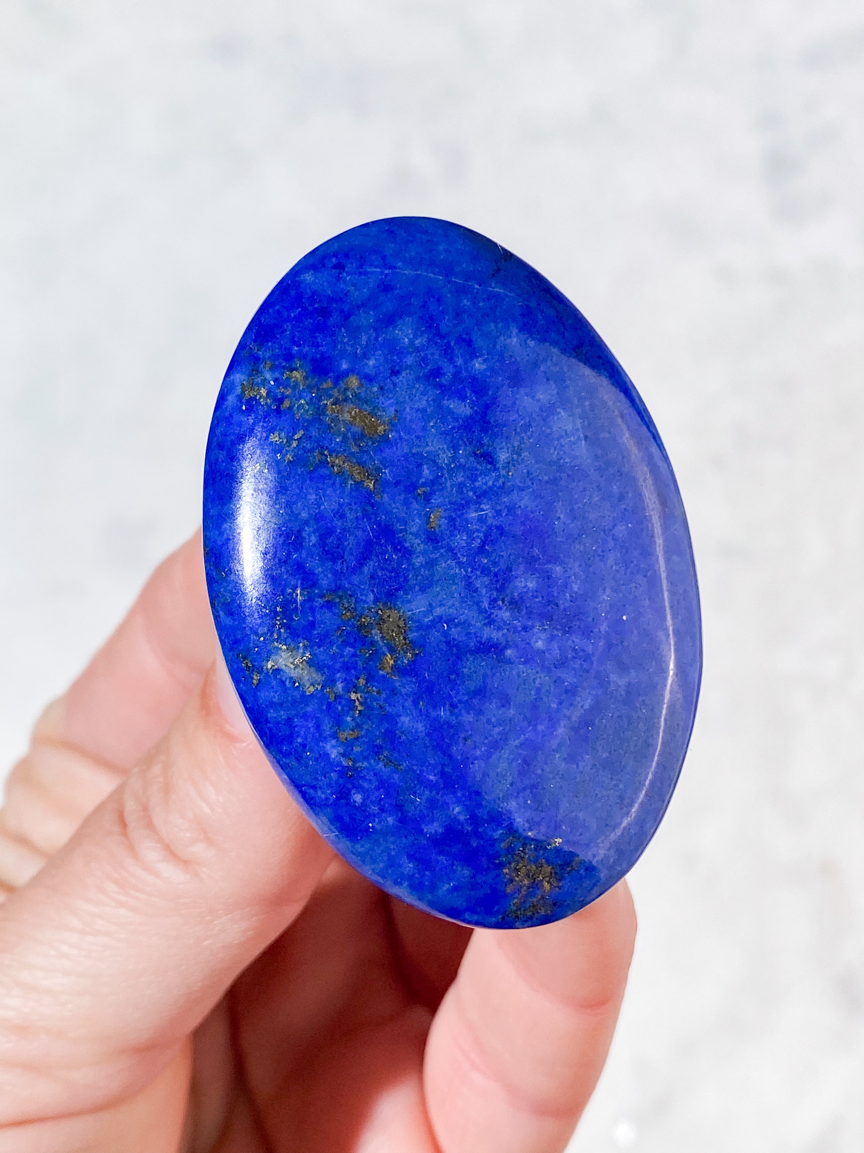 Lapis Lazuli Palmstone (Nr. 9)