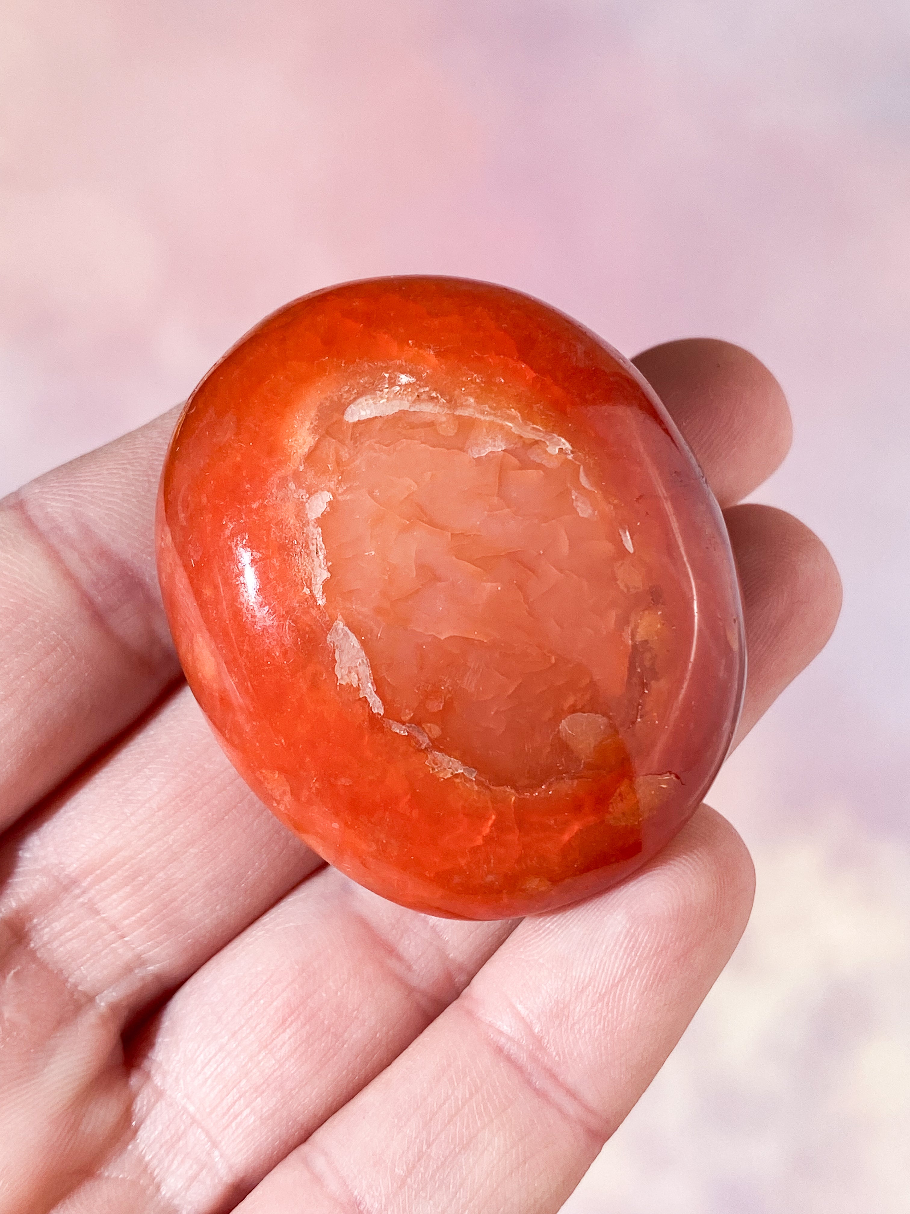 Karneol Palmstone (Nr. 20)