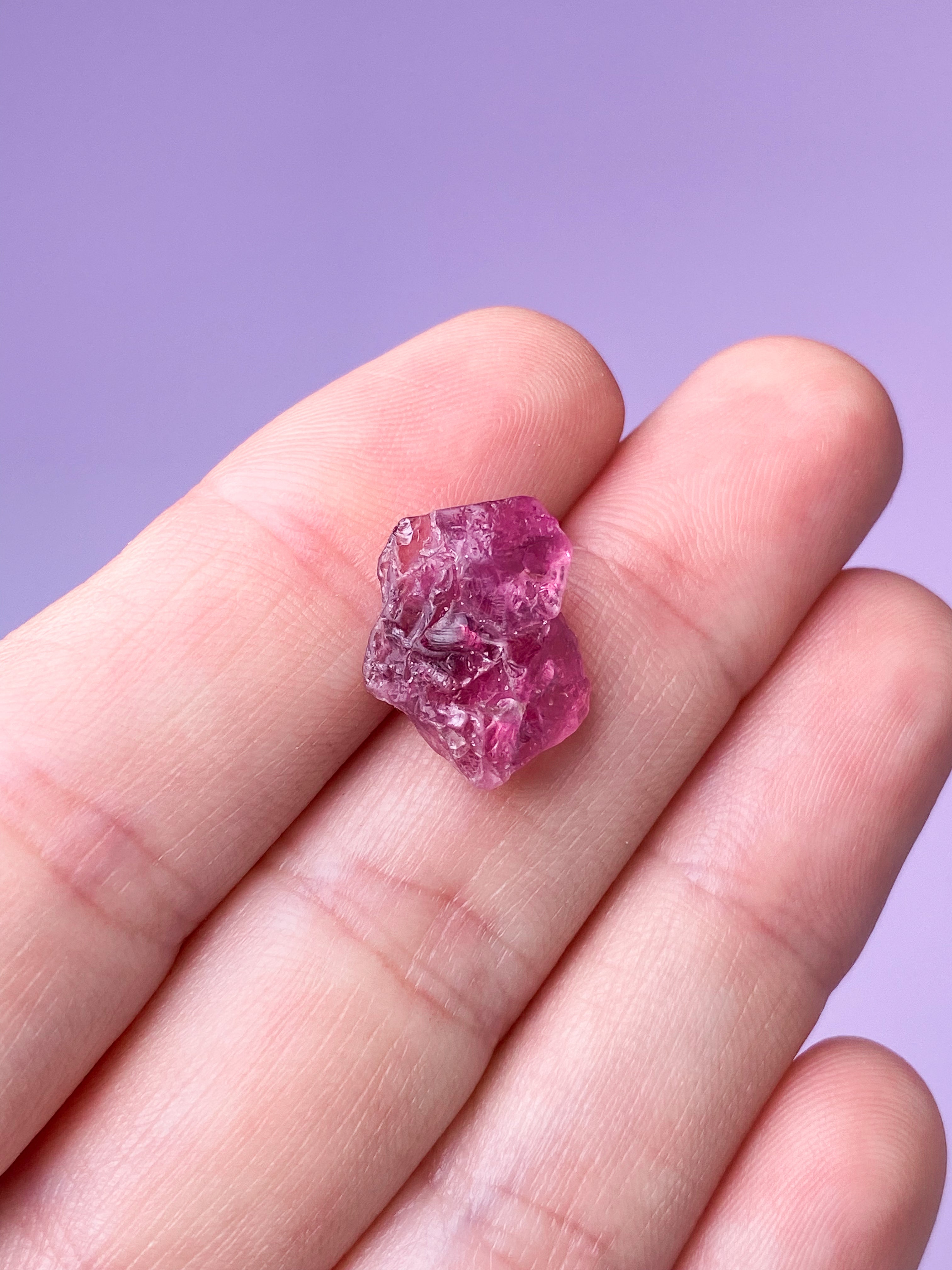 Pink Turmalin Rå (Nr. 13) Eksklusiv Kvalitet