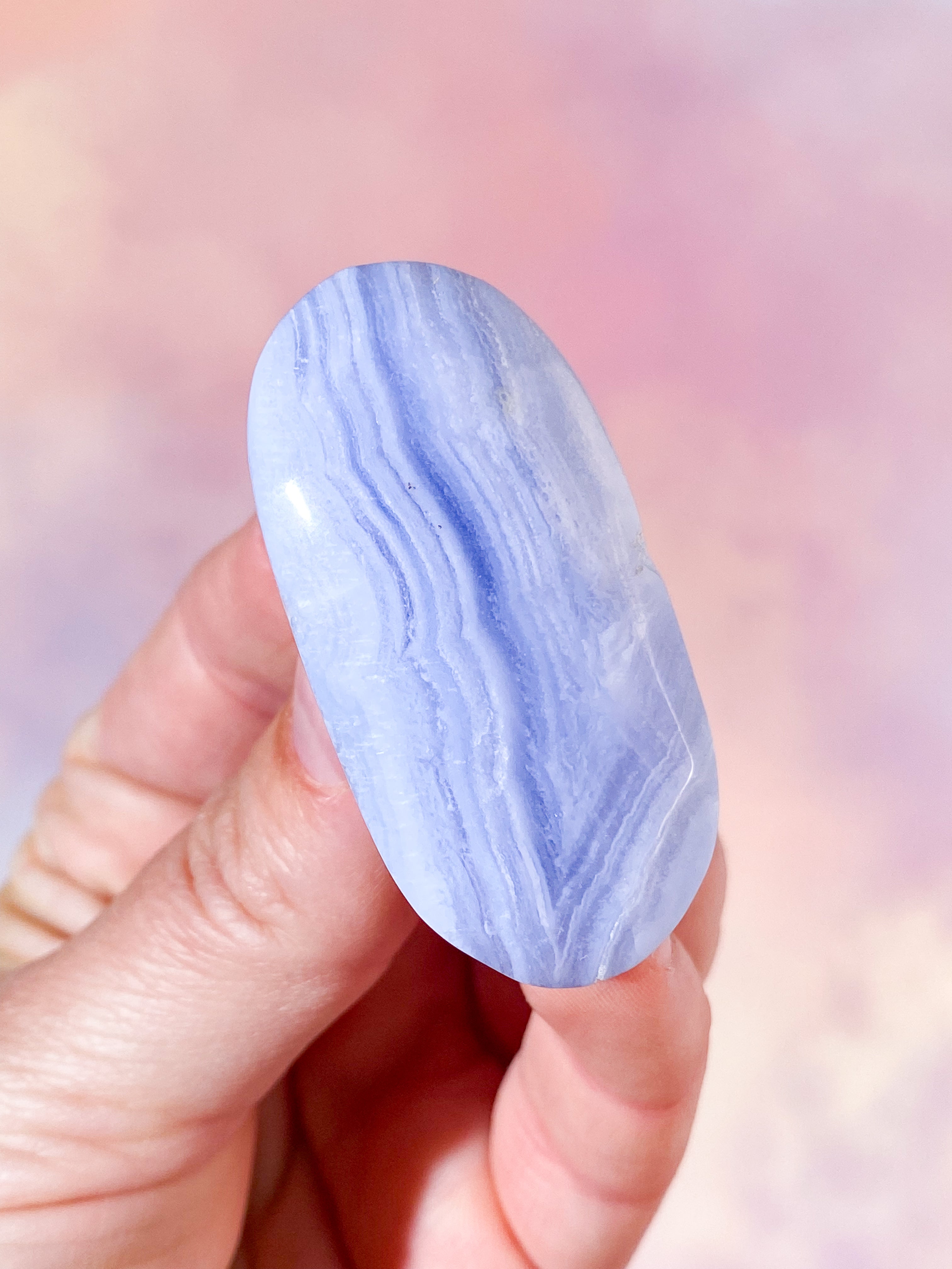 Blonde Agat Palmstone (Nr. 5)