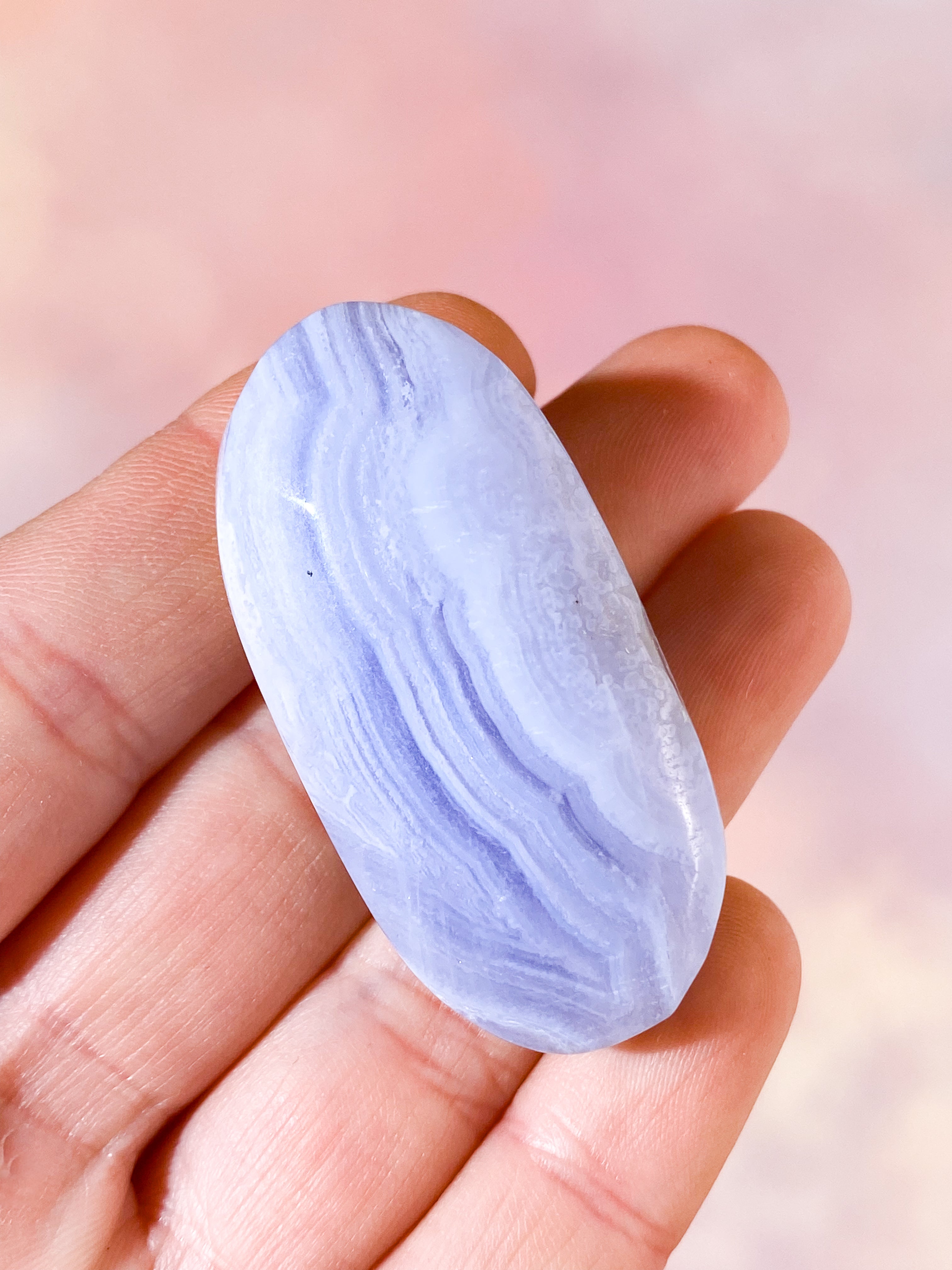 Blonde Agat Palmstone (Nr. 5)