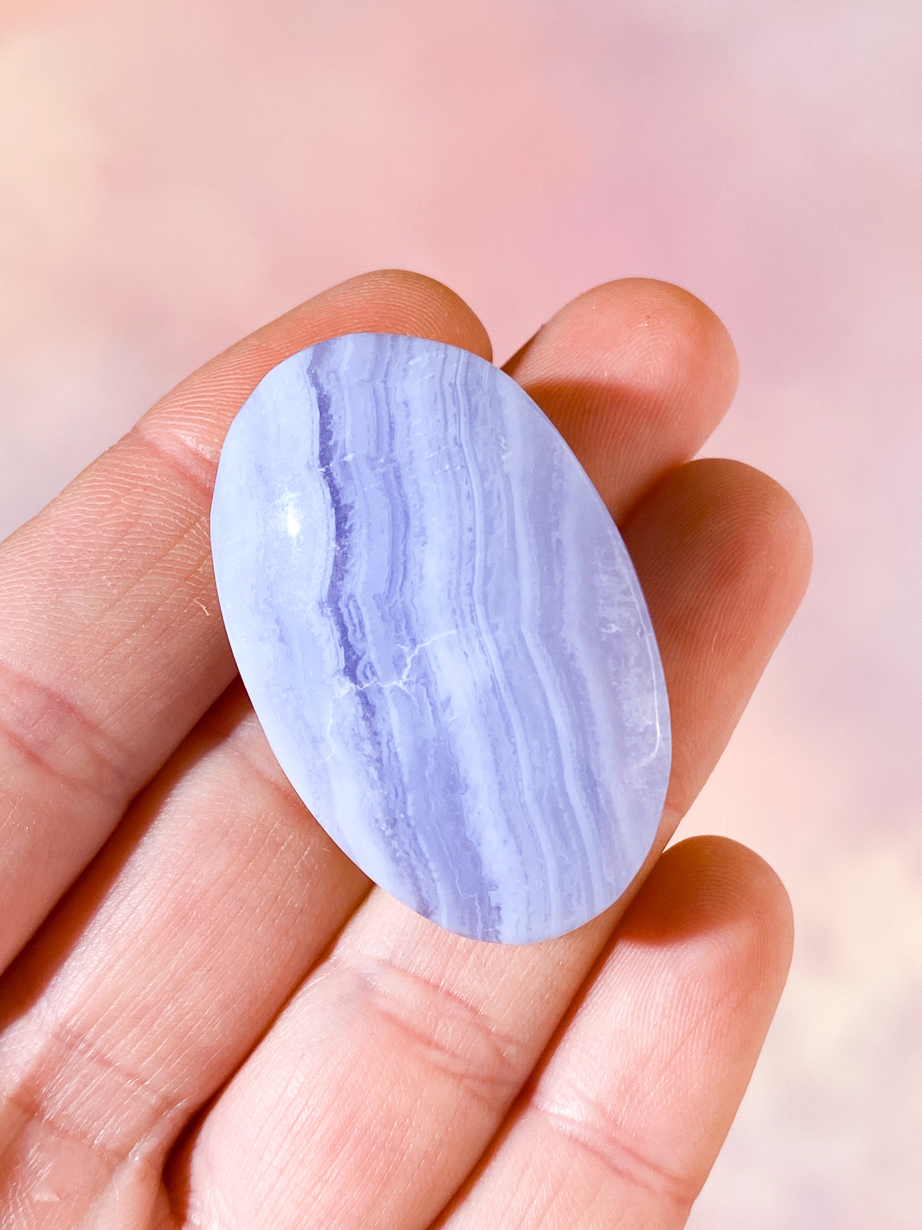 Blonde Agat Palmstone (Nr. 8)