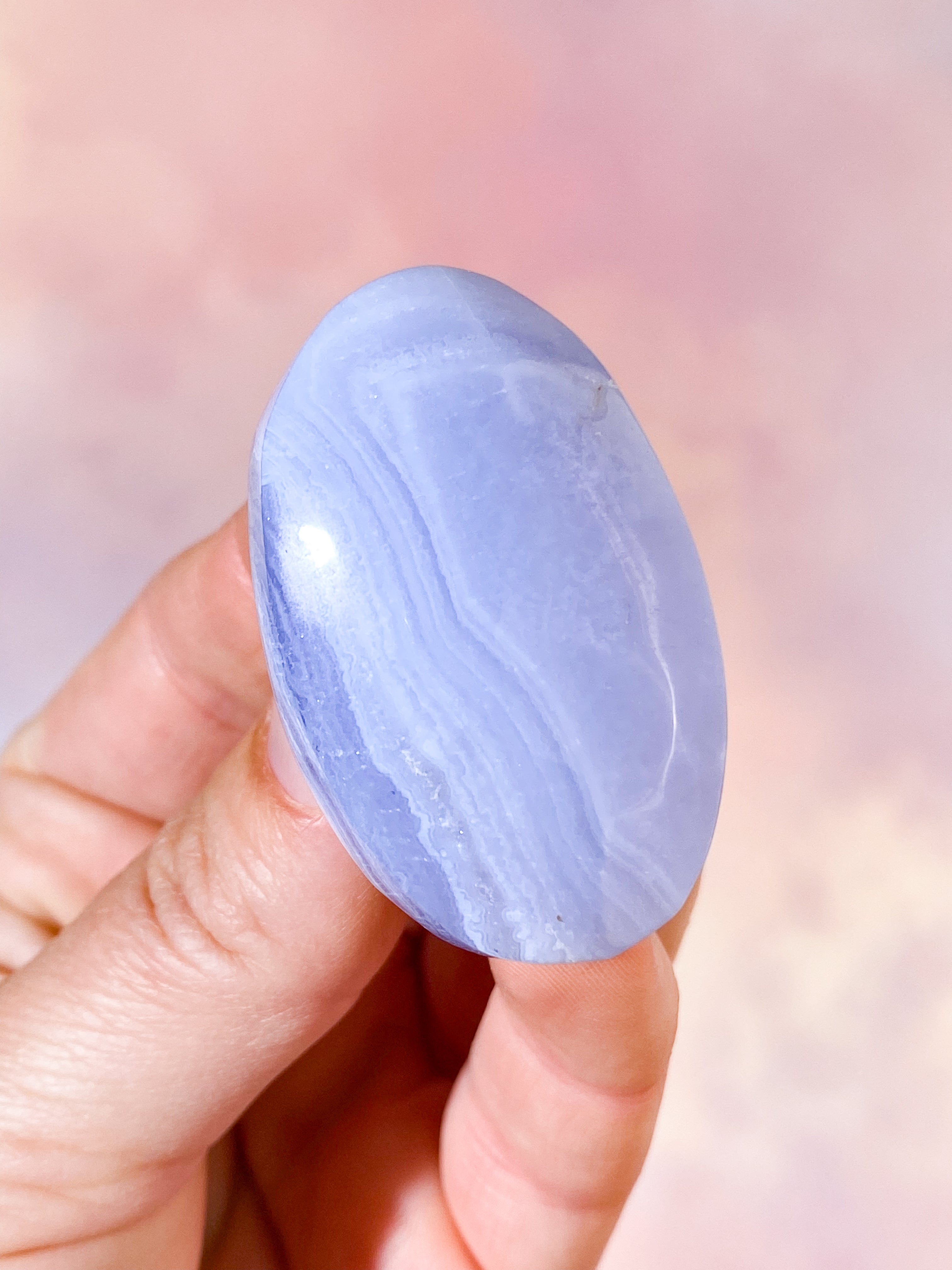 Blonde Agat Palmstone (Nr. 9)