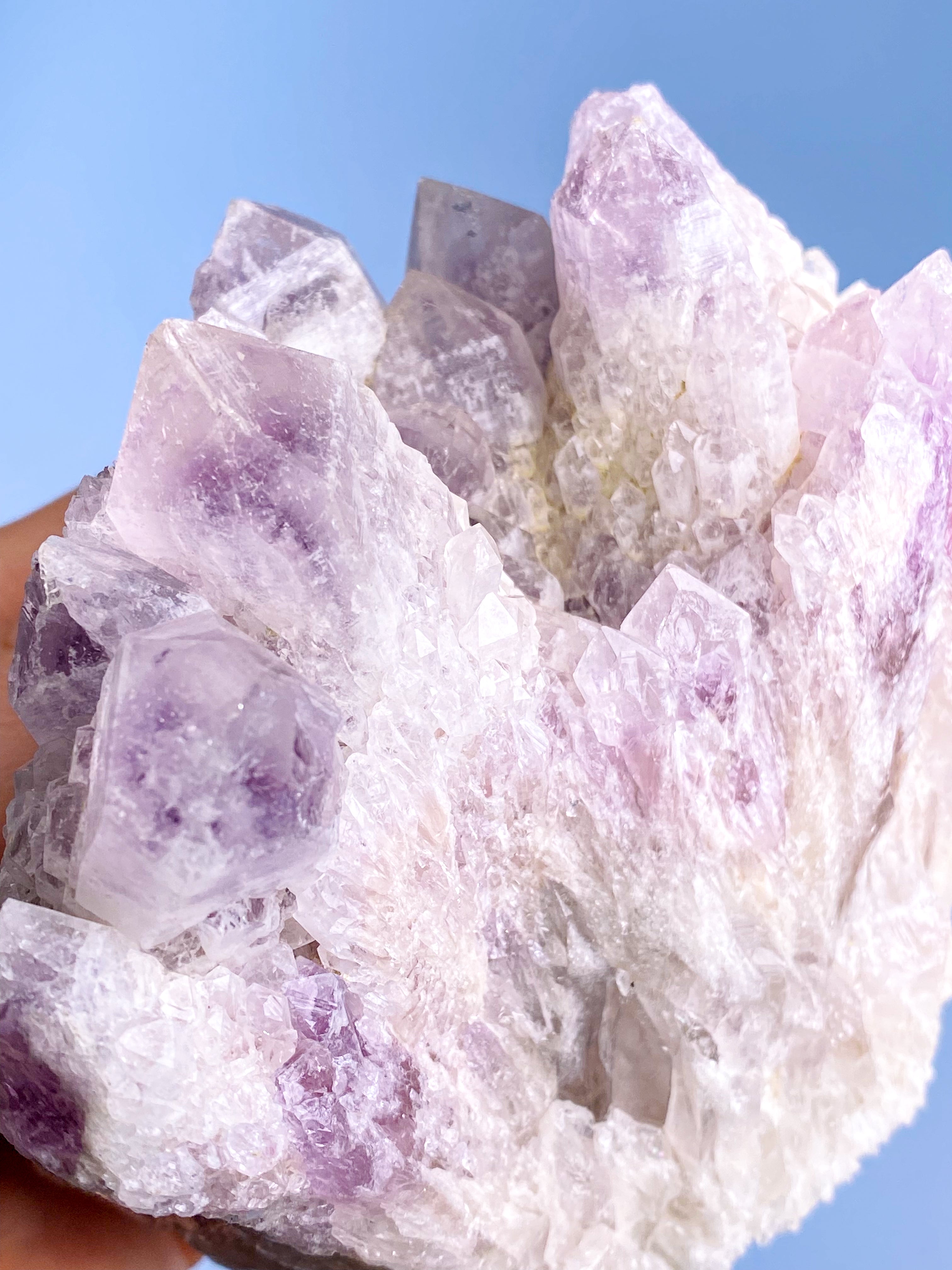 Sukker Ametyst Klynge (Nr. 6)