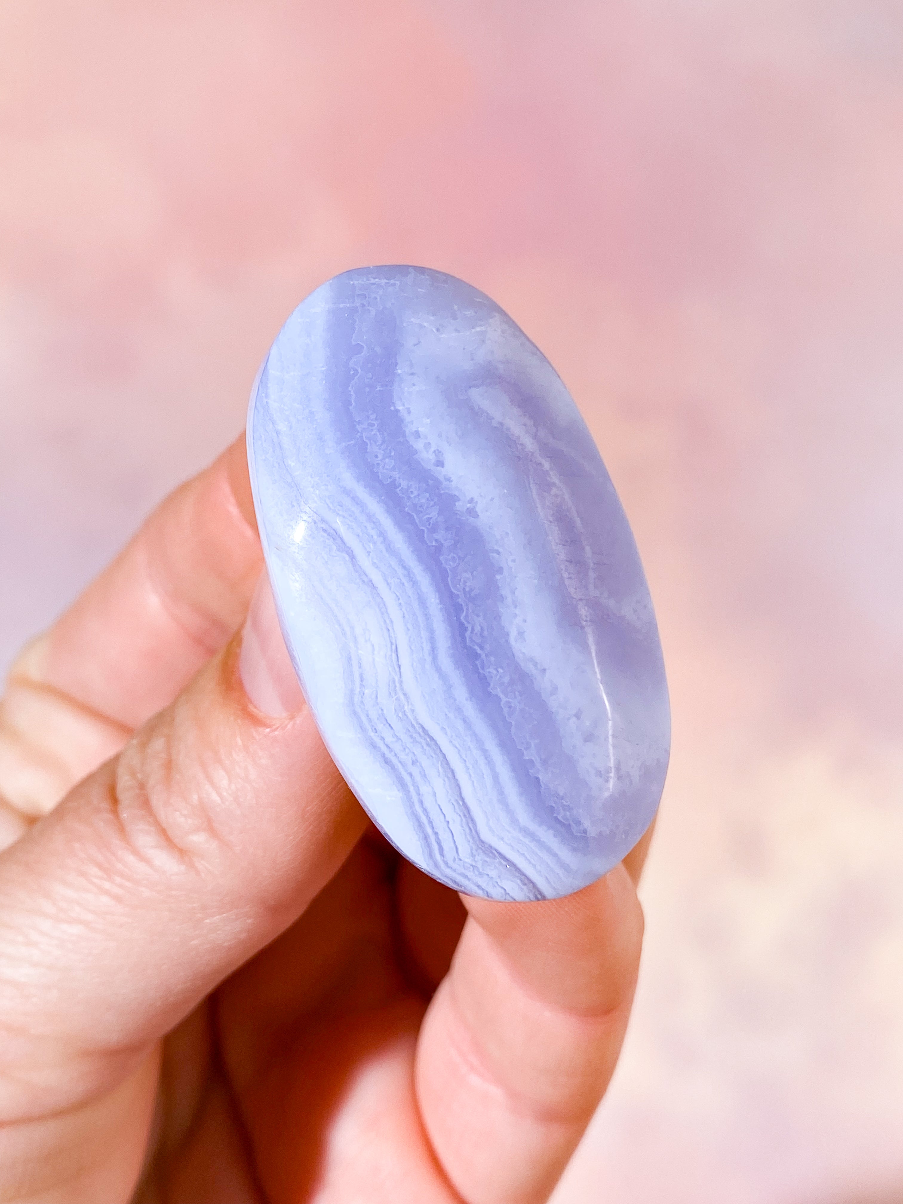 Blonde Agat Palmstone (Nr. 19)