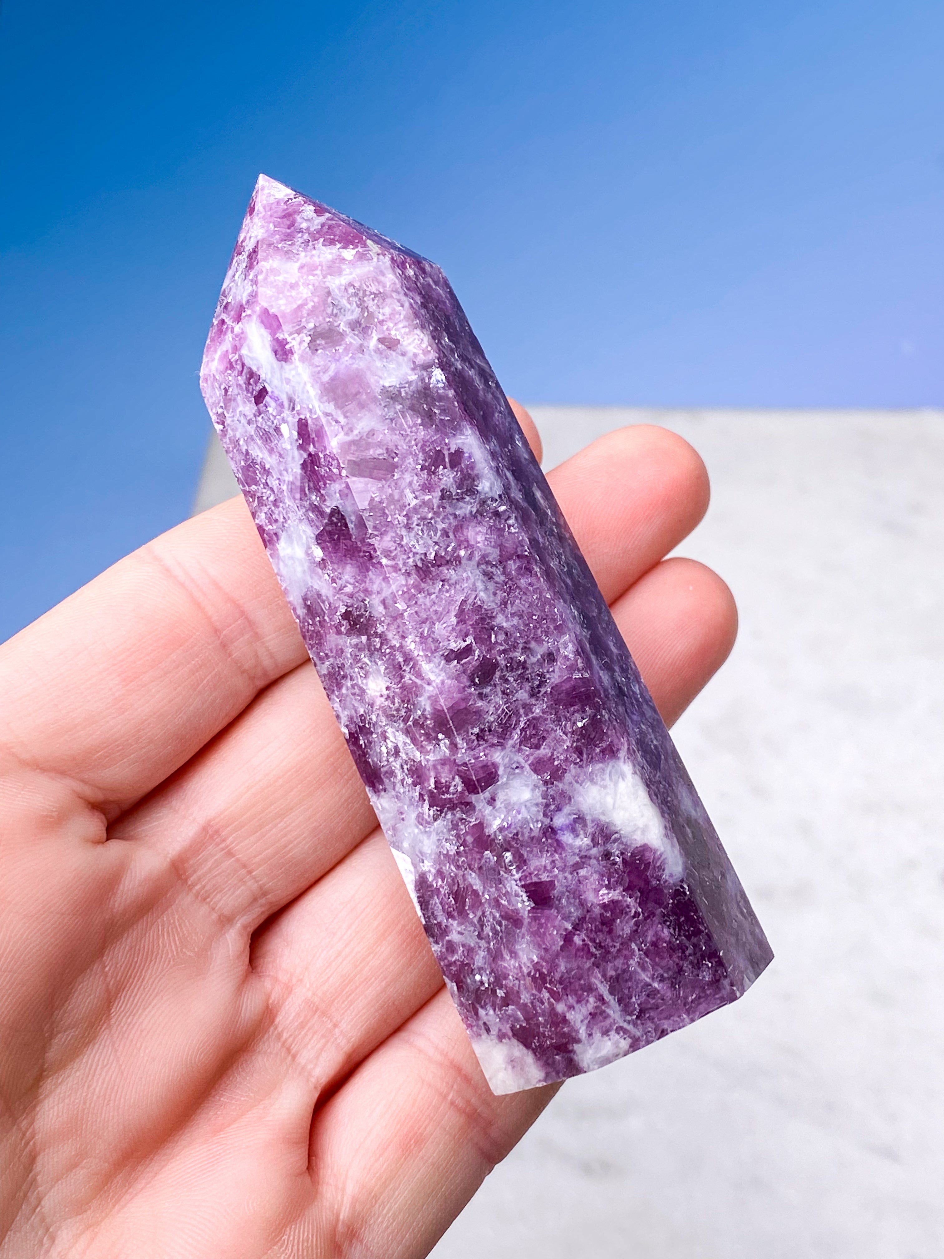 Lepidolit-tornet (nr 6) Exklusiv kvalitet