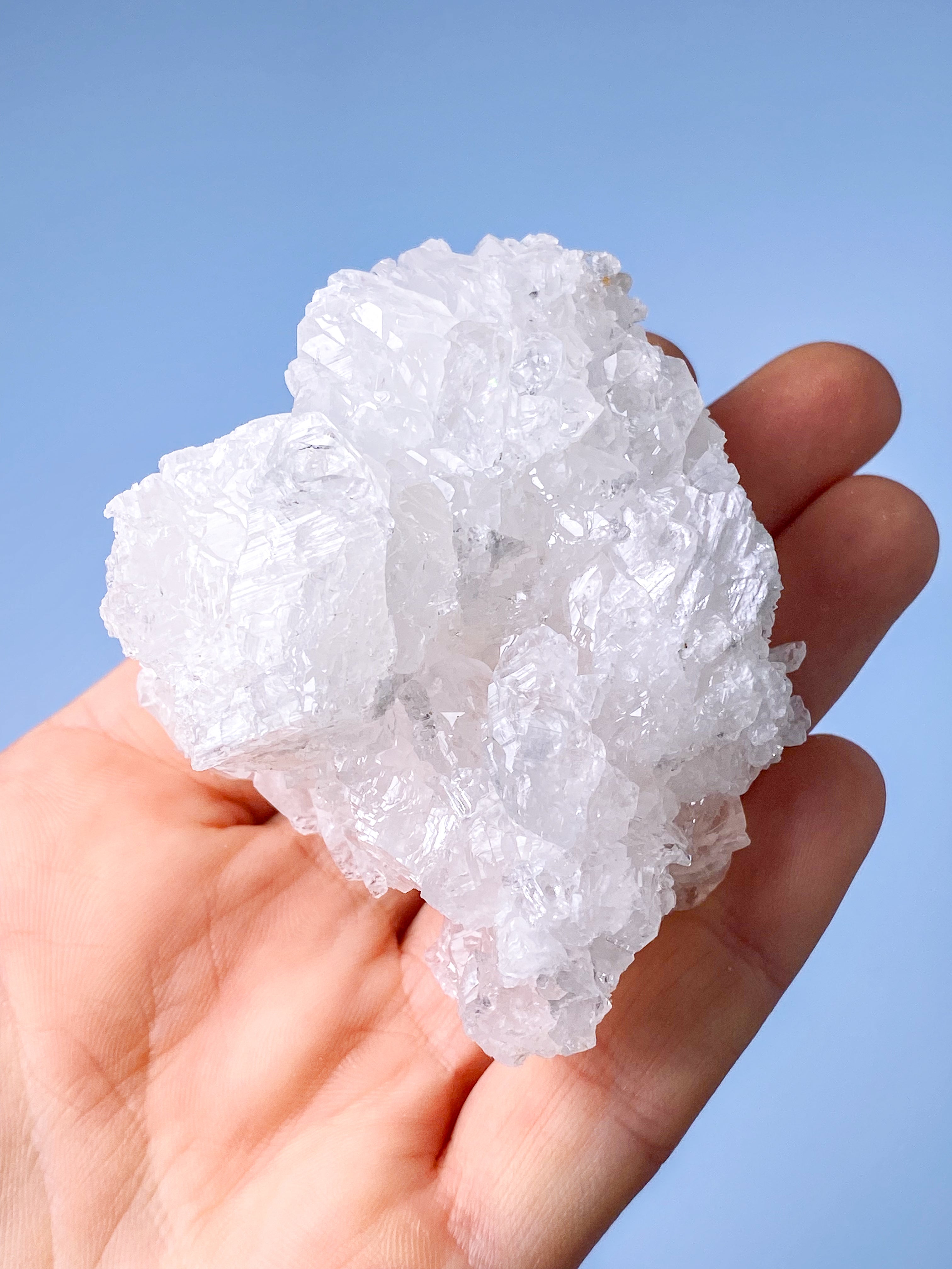 Hvid Aragonit Klynge (Nr. 20)