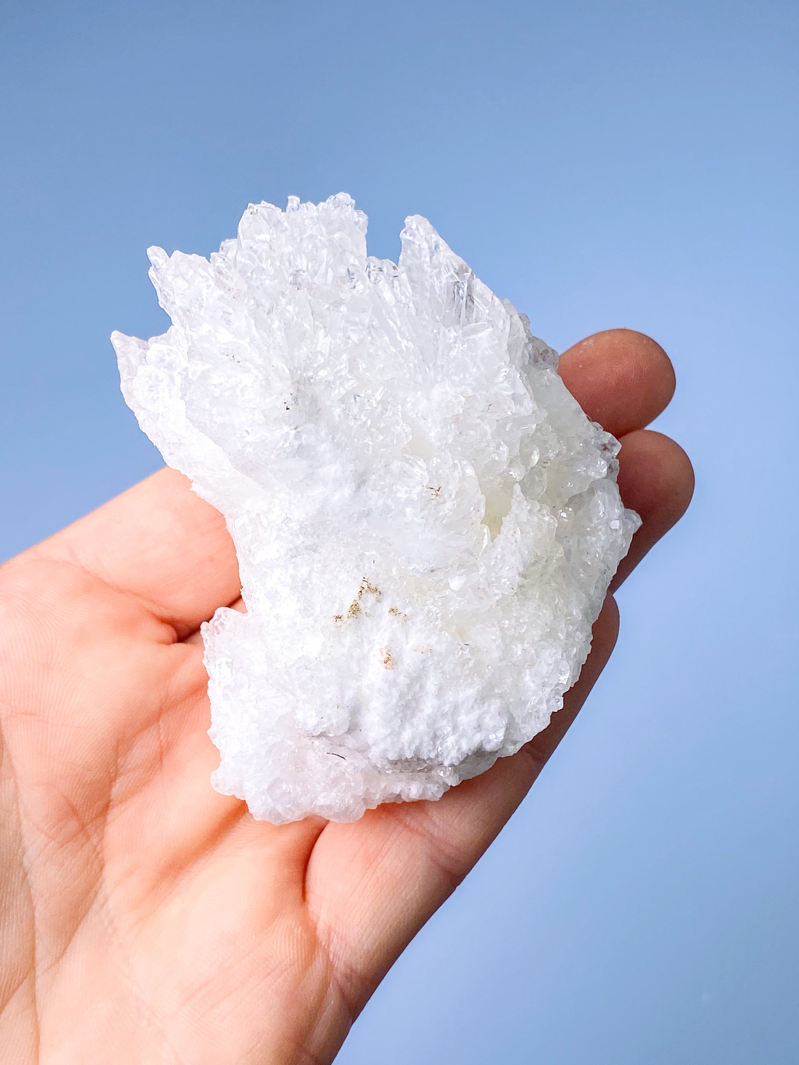 Hvid Aragonit Klynge (Nr. 23)