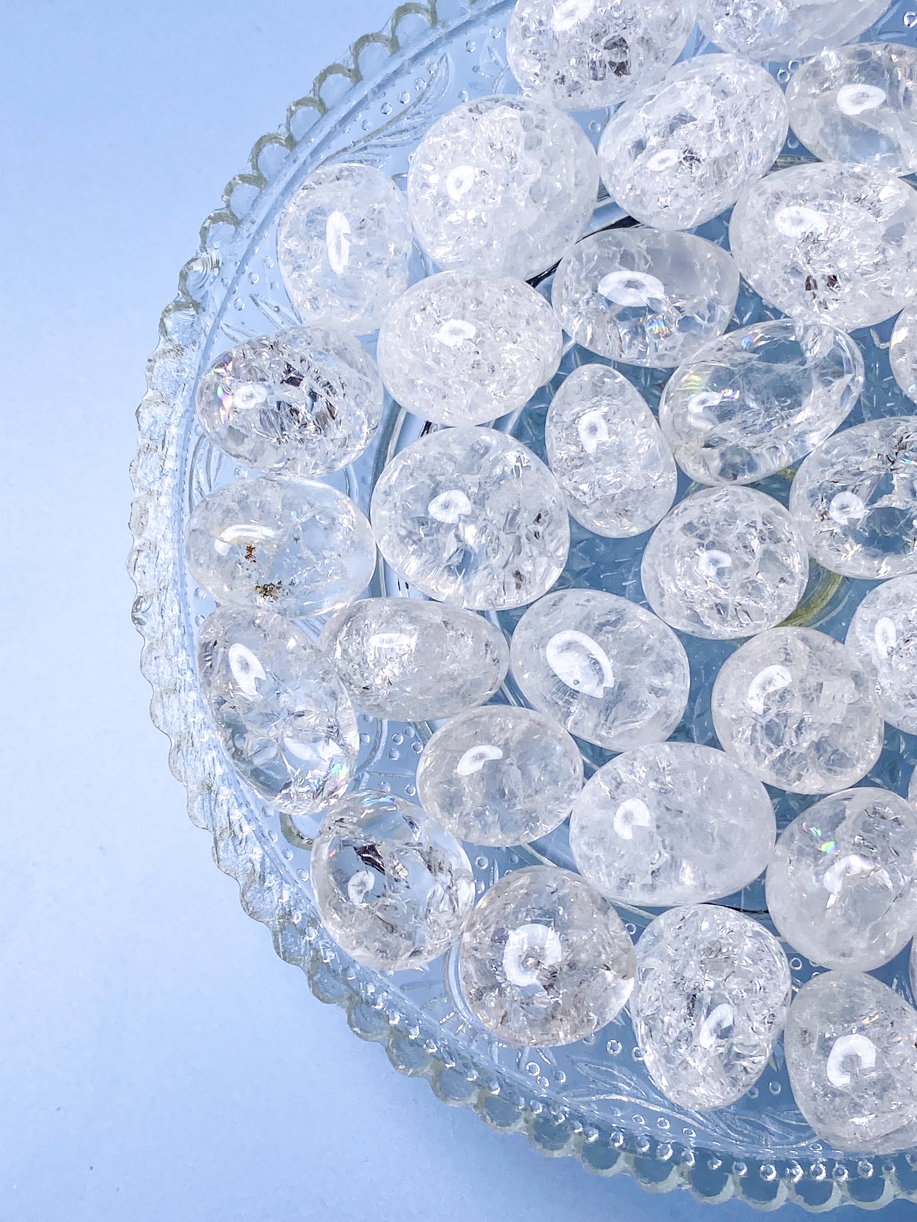 Fire And Ice Quartz Lommesten