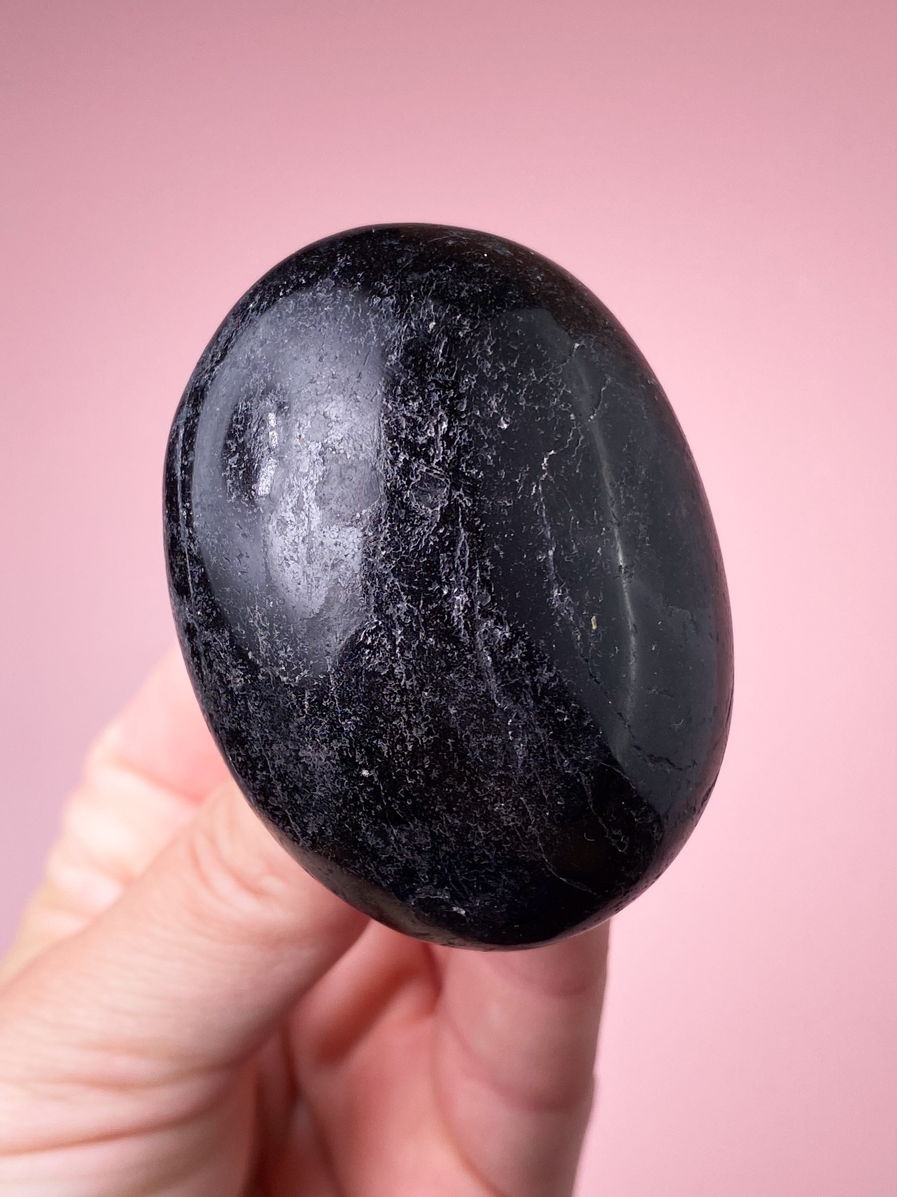 Sort Turmalin Palmstone (Nr. 9)