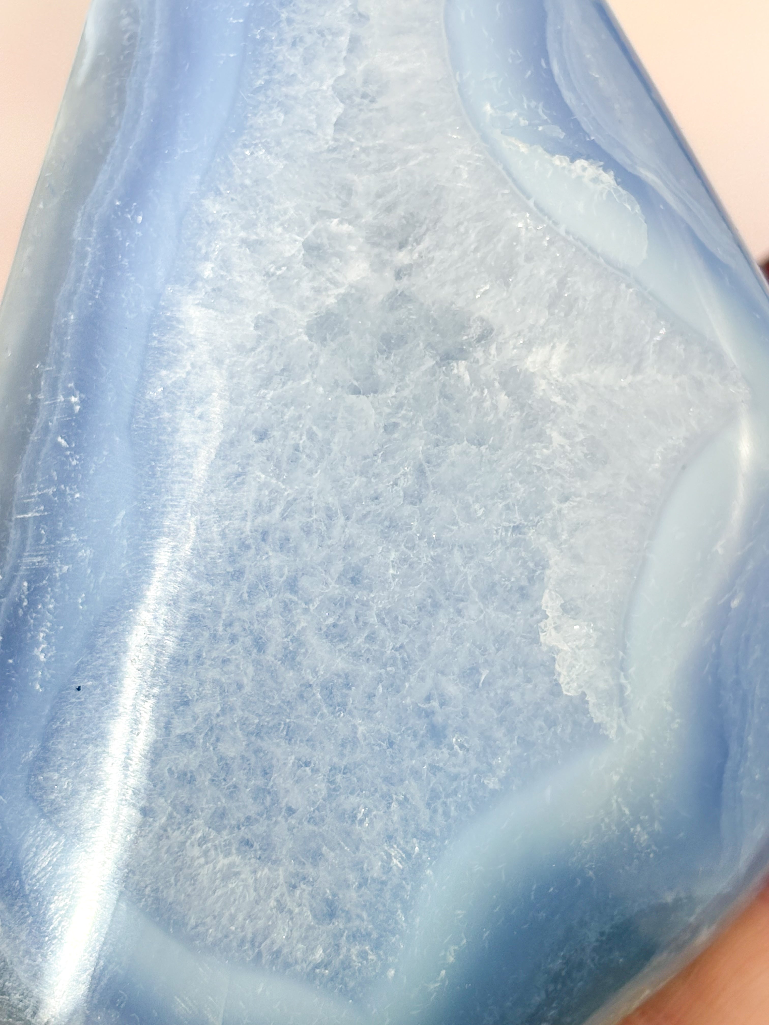 Druzy Blonde Agat Freeform (Nr. 19)