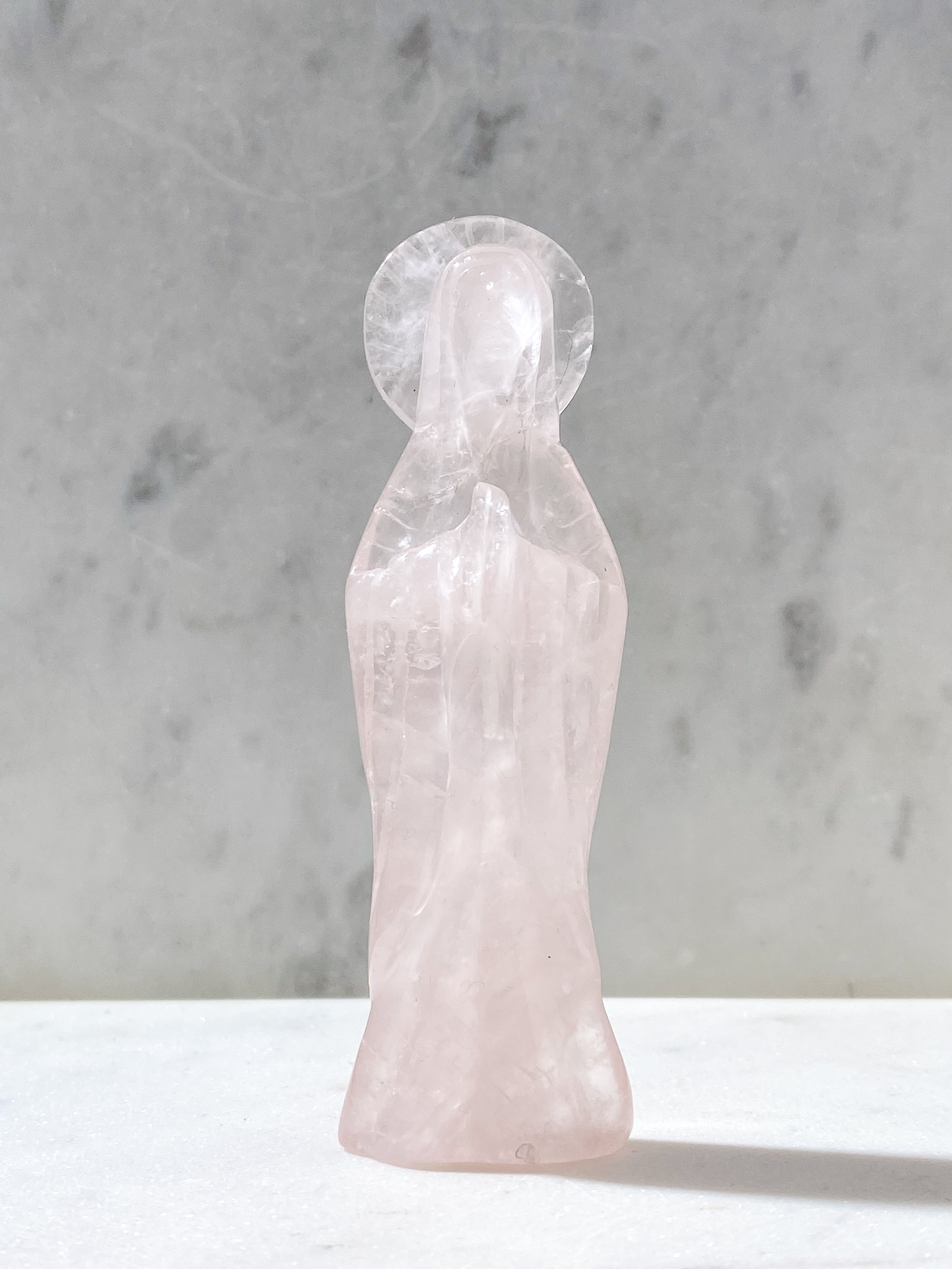 OUTLET - Rosakvarts Mini Madonna