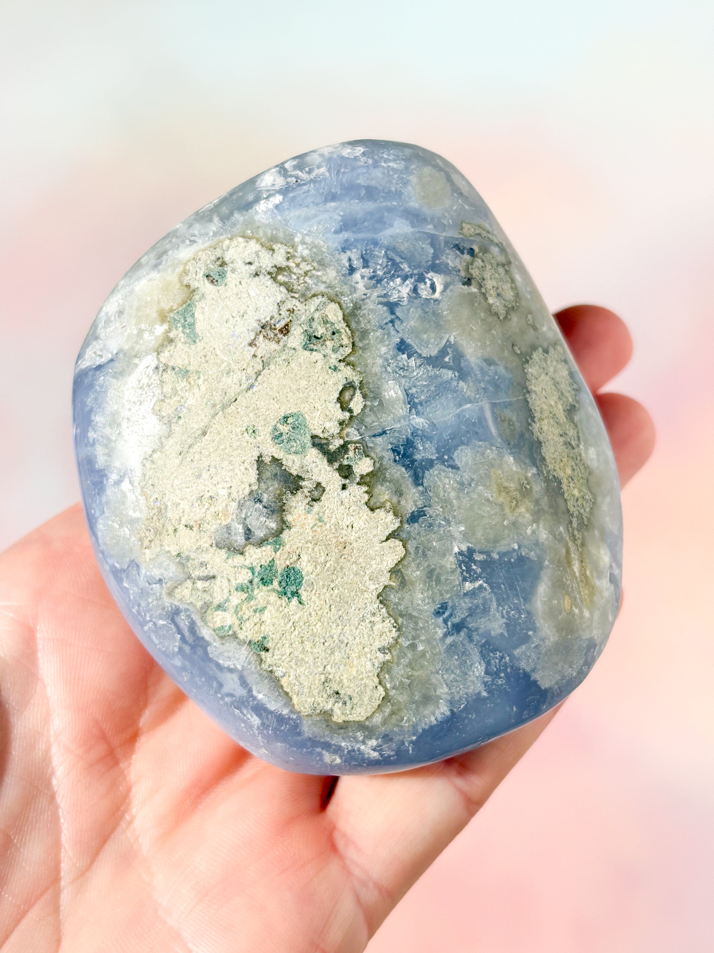 Druzy Blonde Agat Freeform (Nr. 20)