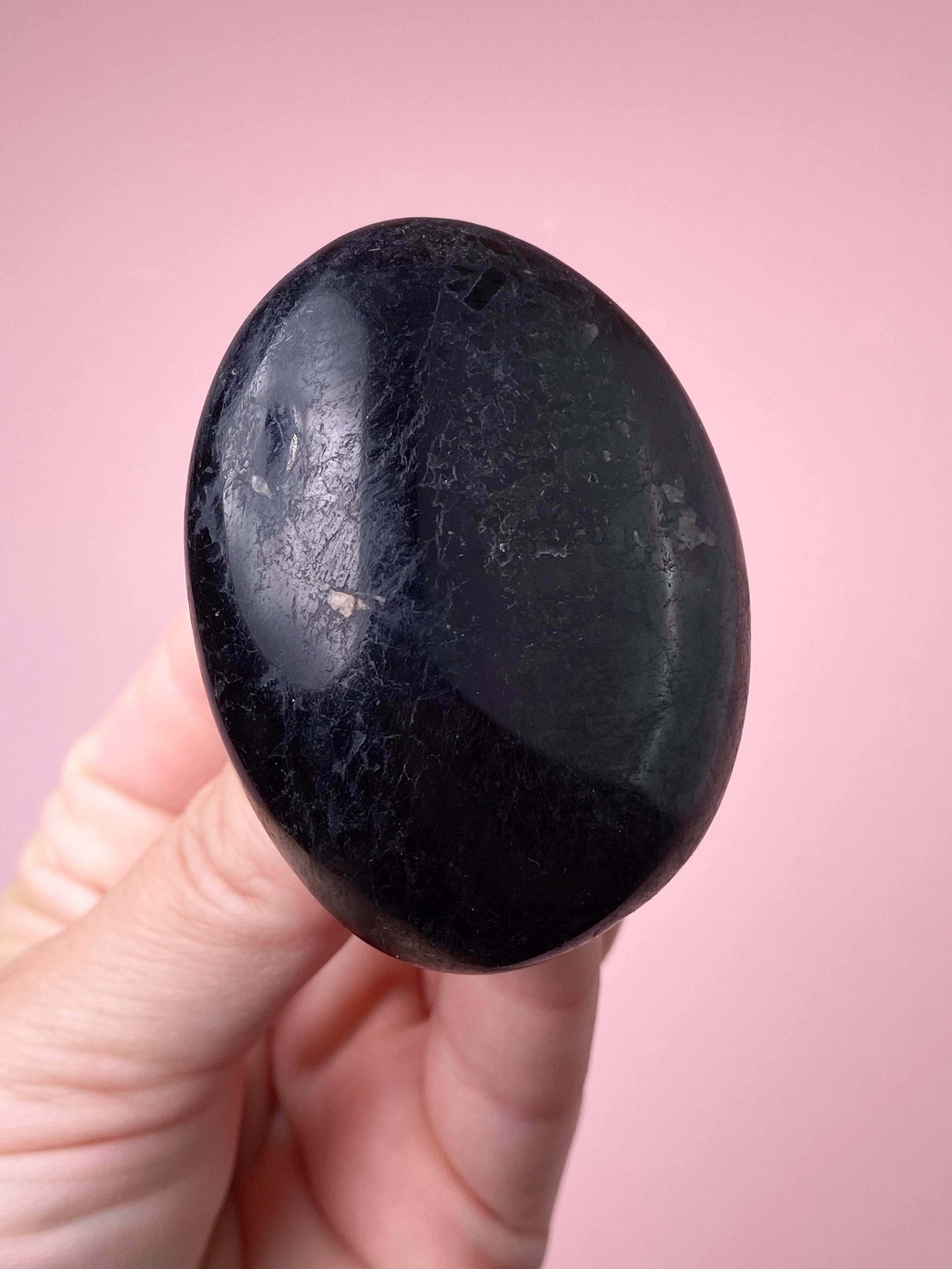 Sort Turmalin Palmstone (Nr. 15)