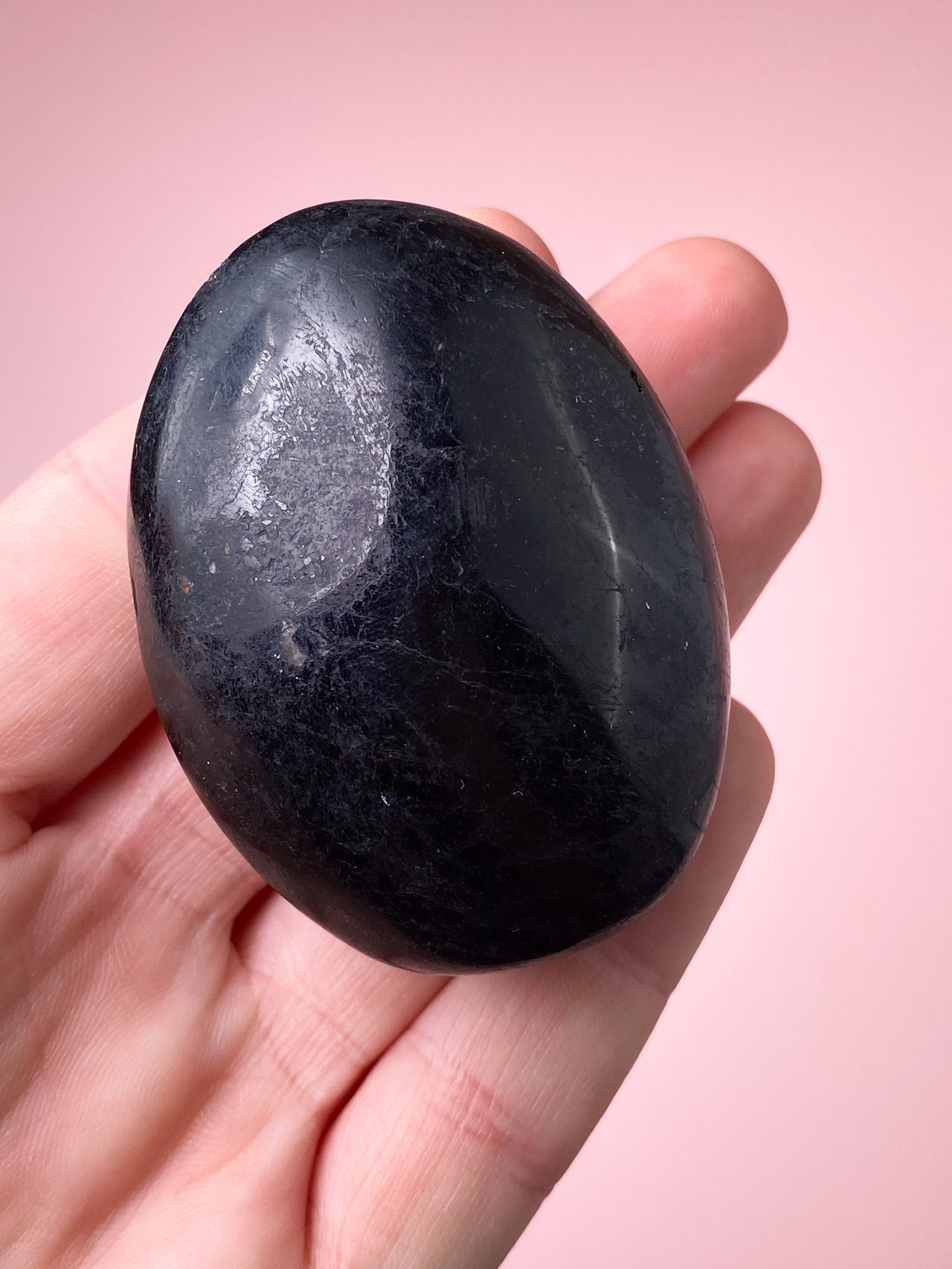 Sort Turmalin Palmstone (Nr. 15)