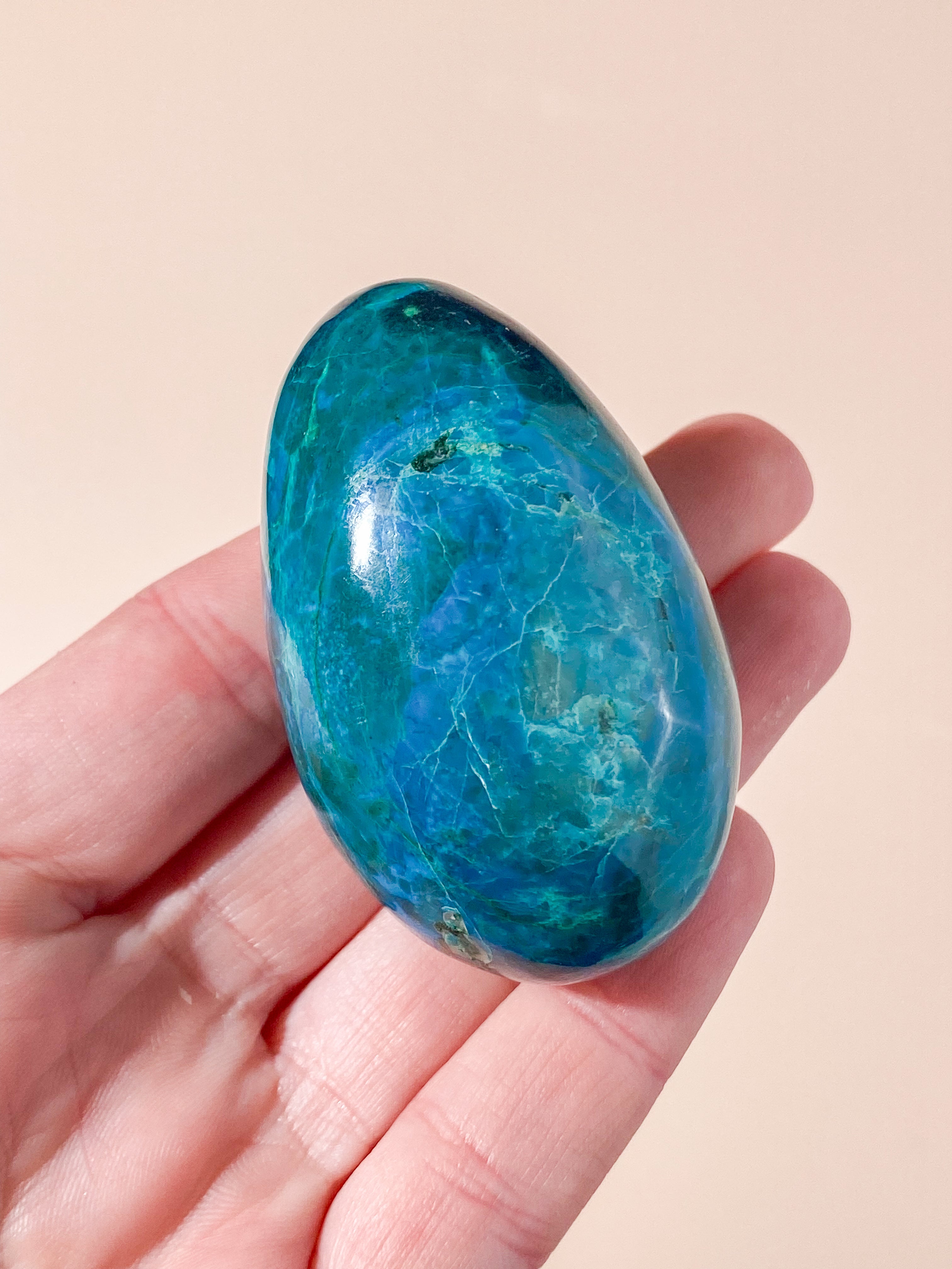Chrysocolla Æg (Nr. 1) Eksklusiv Kvalitet