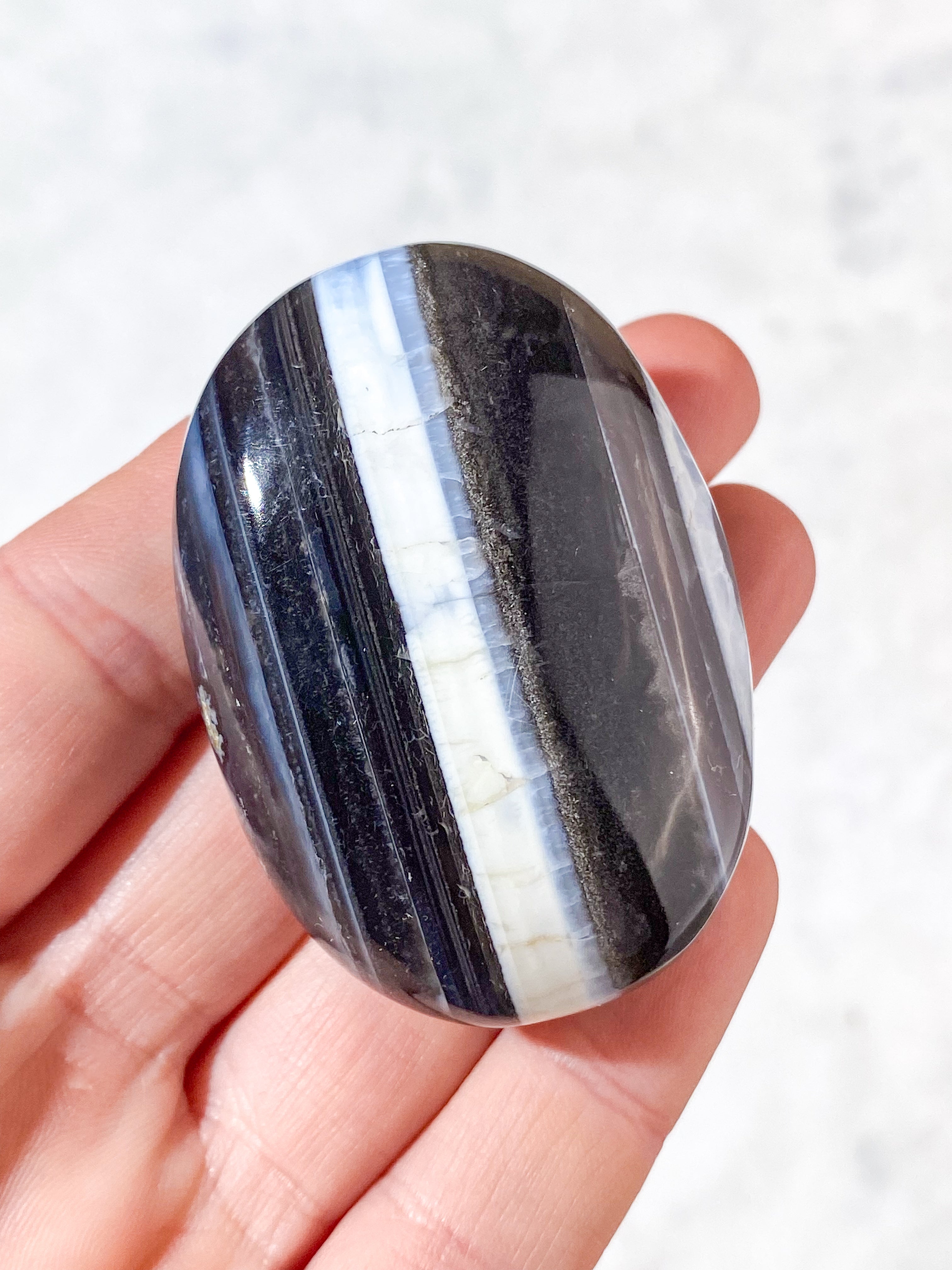 Blå Opal Palmstone (Nr. 13)